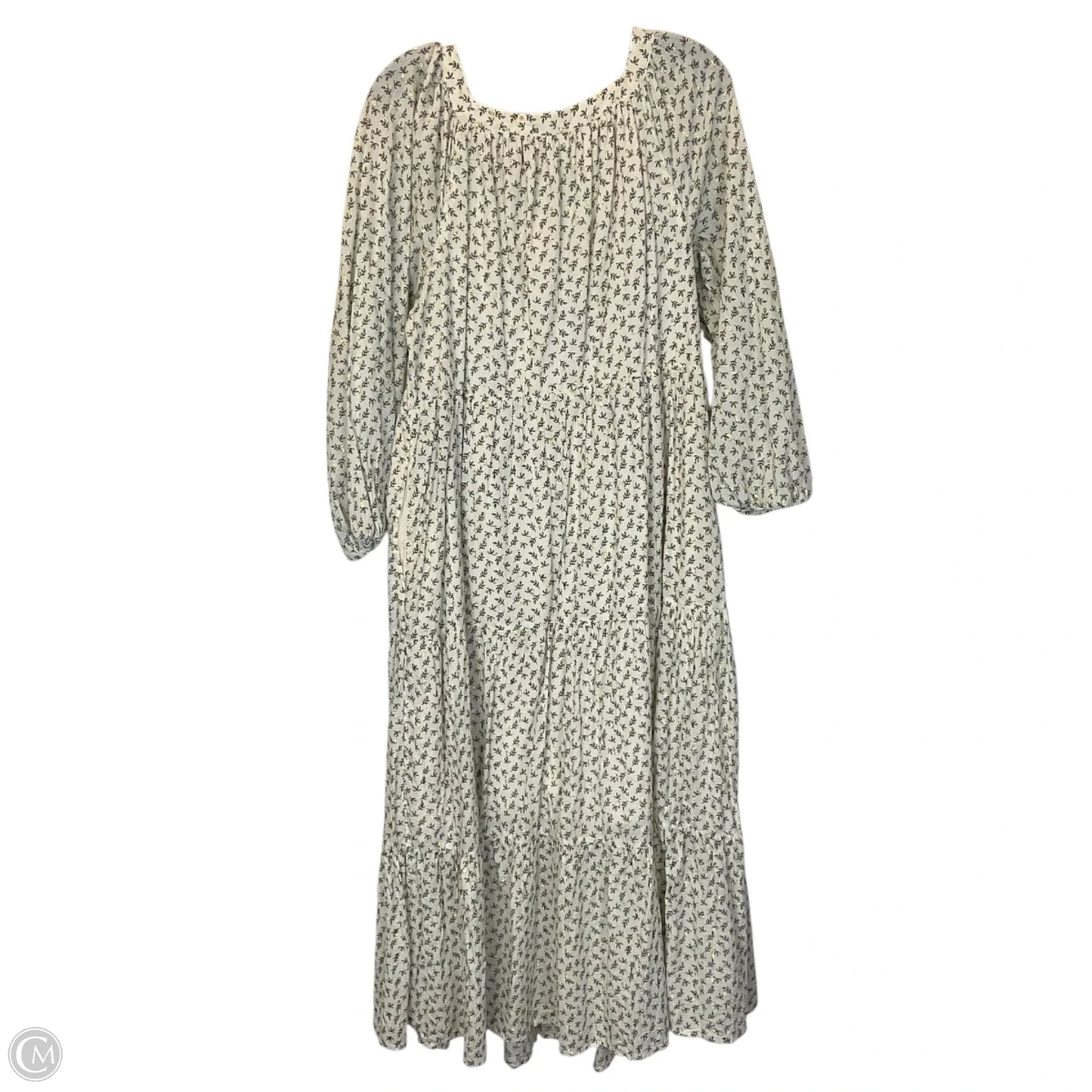 Dress Casual Midi By Old Navy In Cream, Size: L