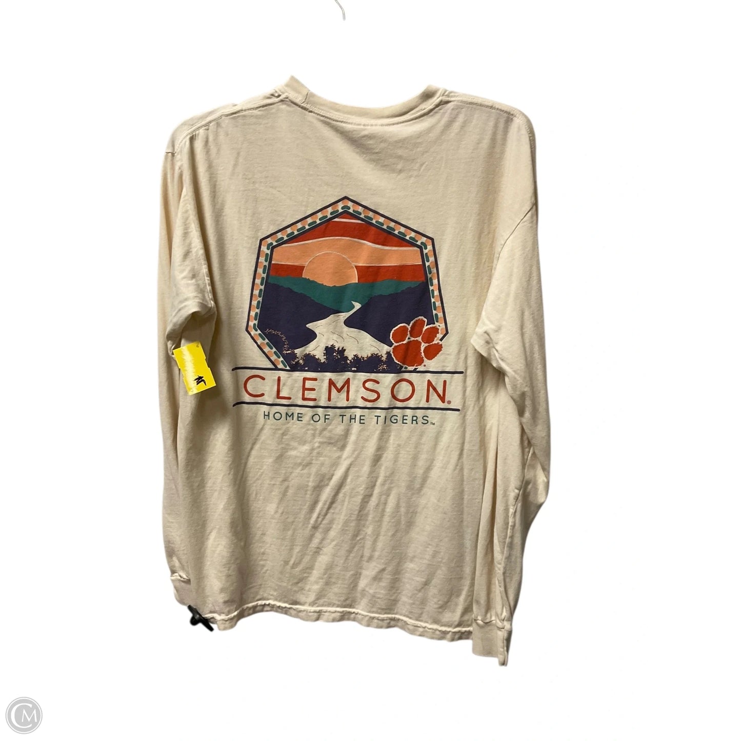 Top Long Sleeve Basic By Comfort Colors In Cream, Size: M