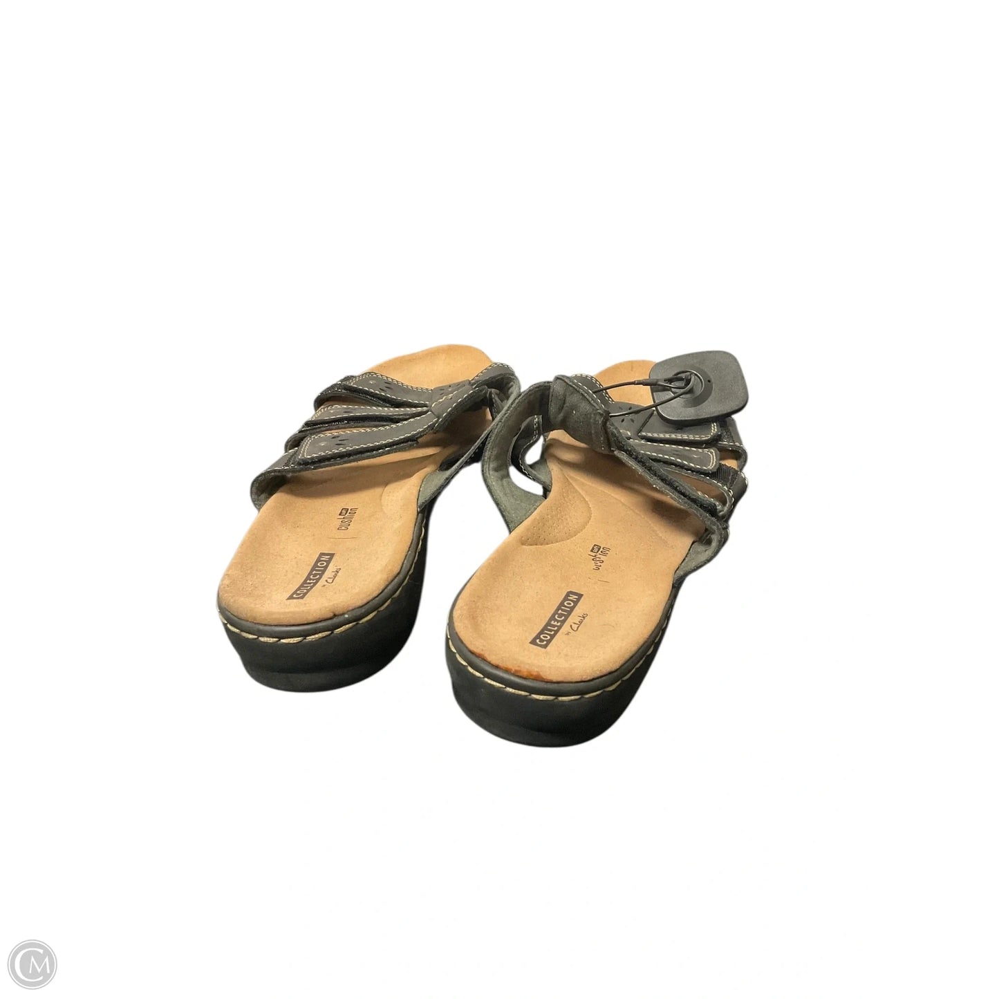 Shoes Flats By Clarks In Black, Size: 10