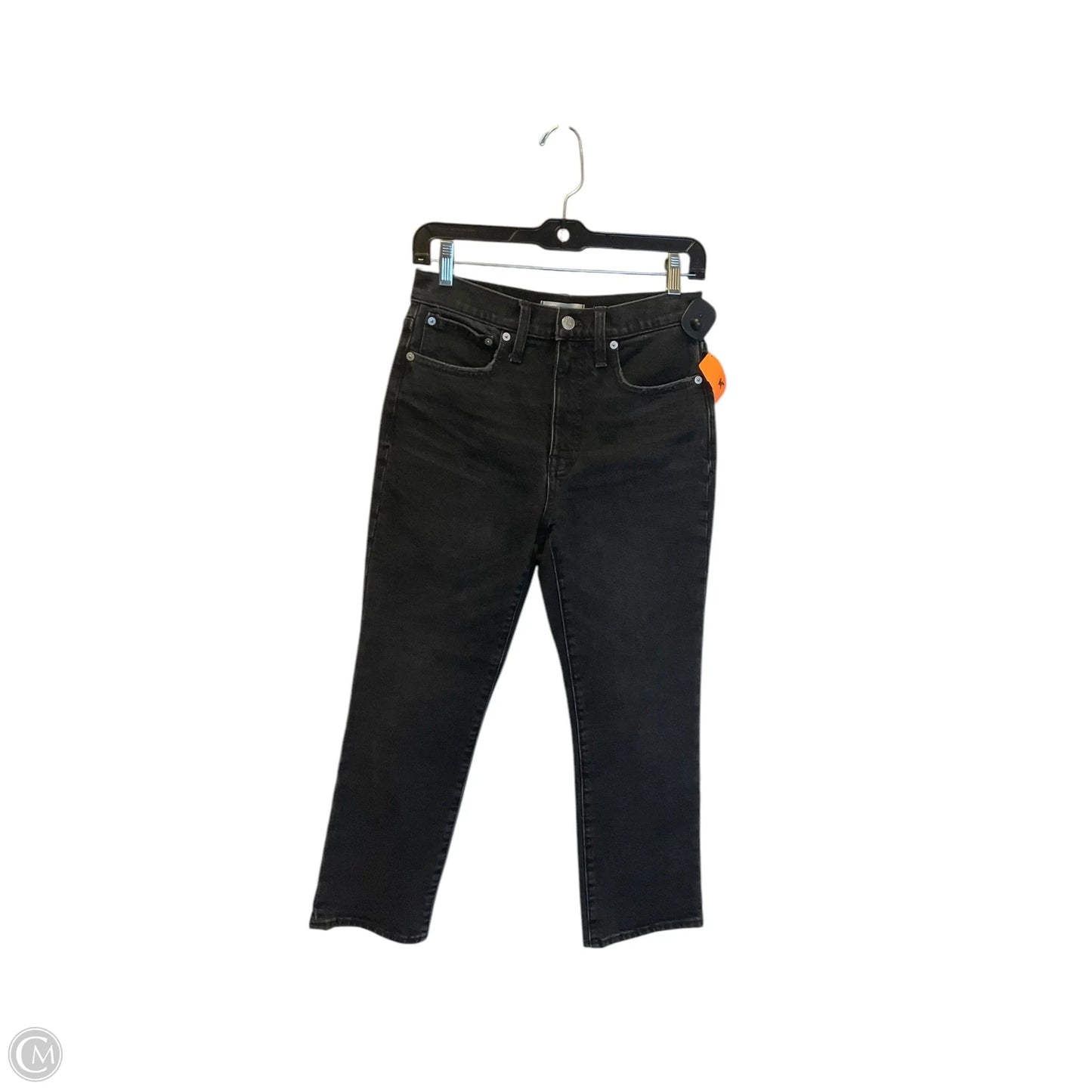 Jeans Boot Cut By Madewell In Black Denim, Size: 4