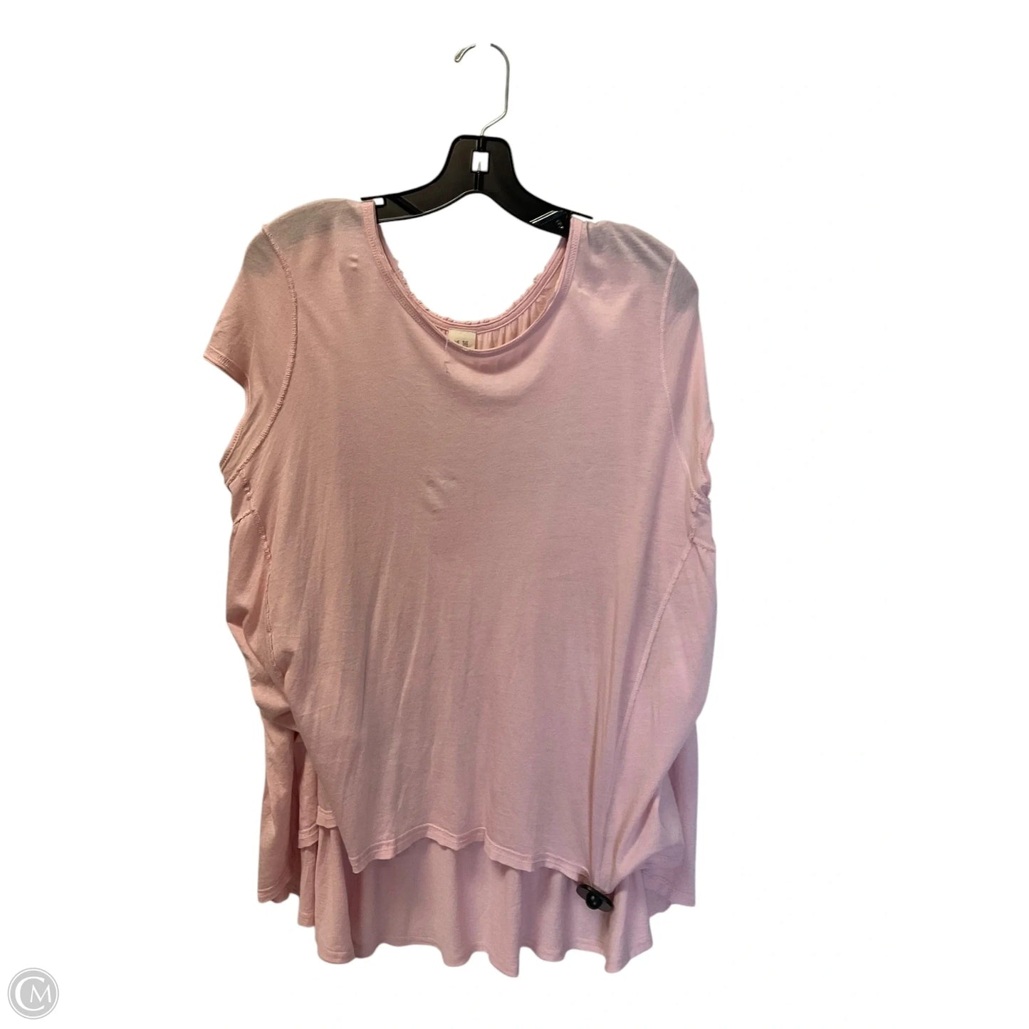 Top Short Sleeve By We The Free In Pink, Size: L