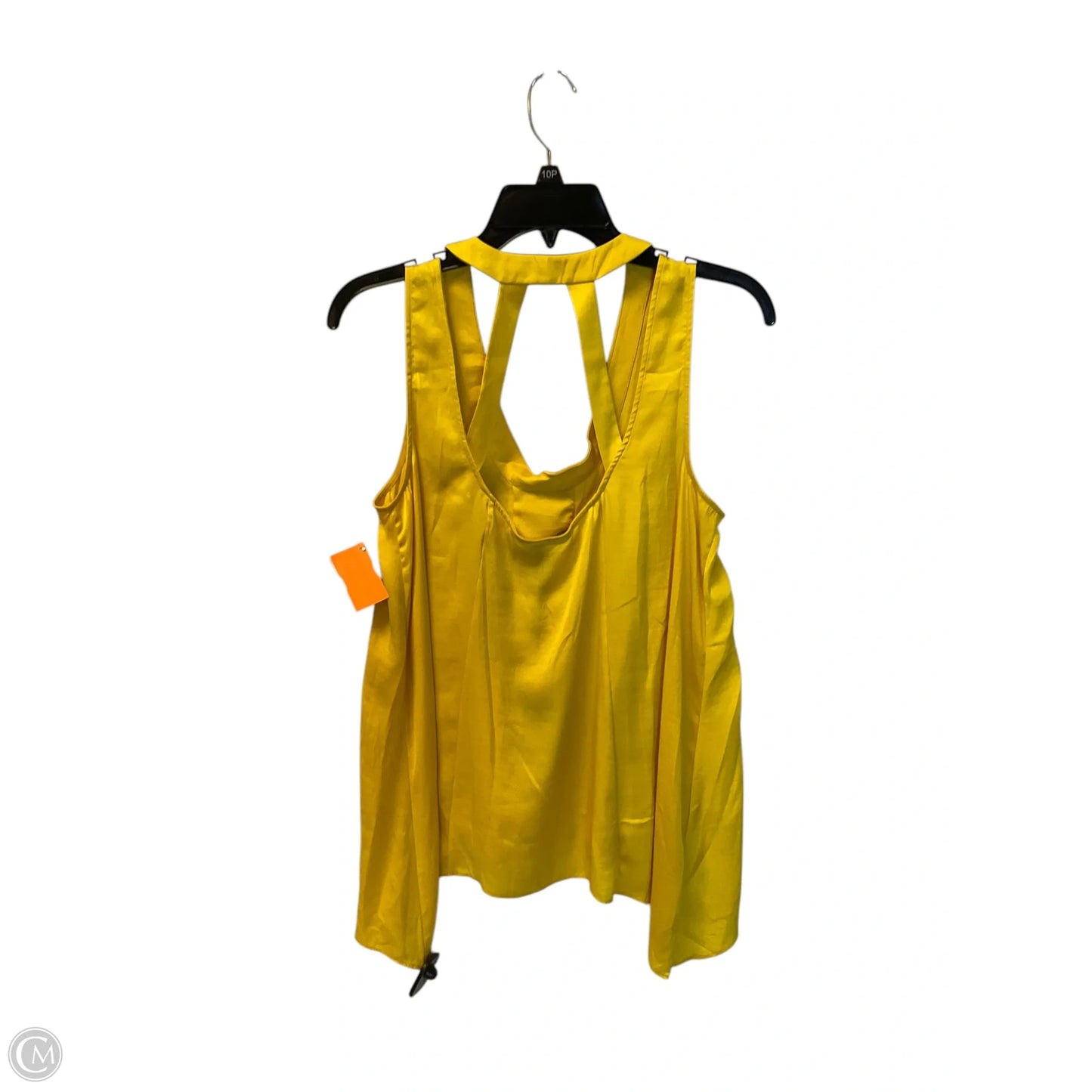 Top Sleeveless By Bcbgmaxazria In Yellow, Size: S