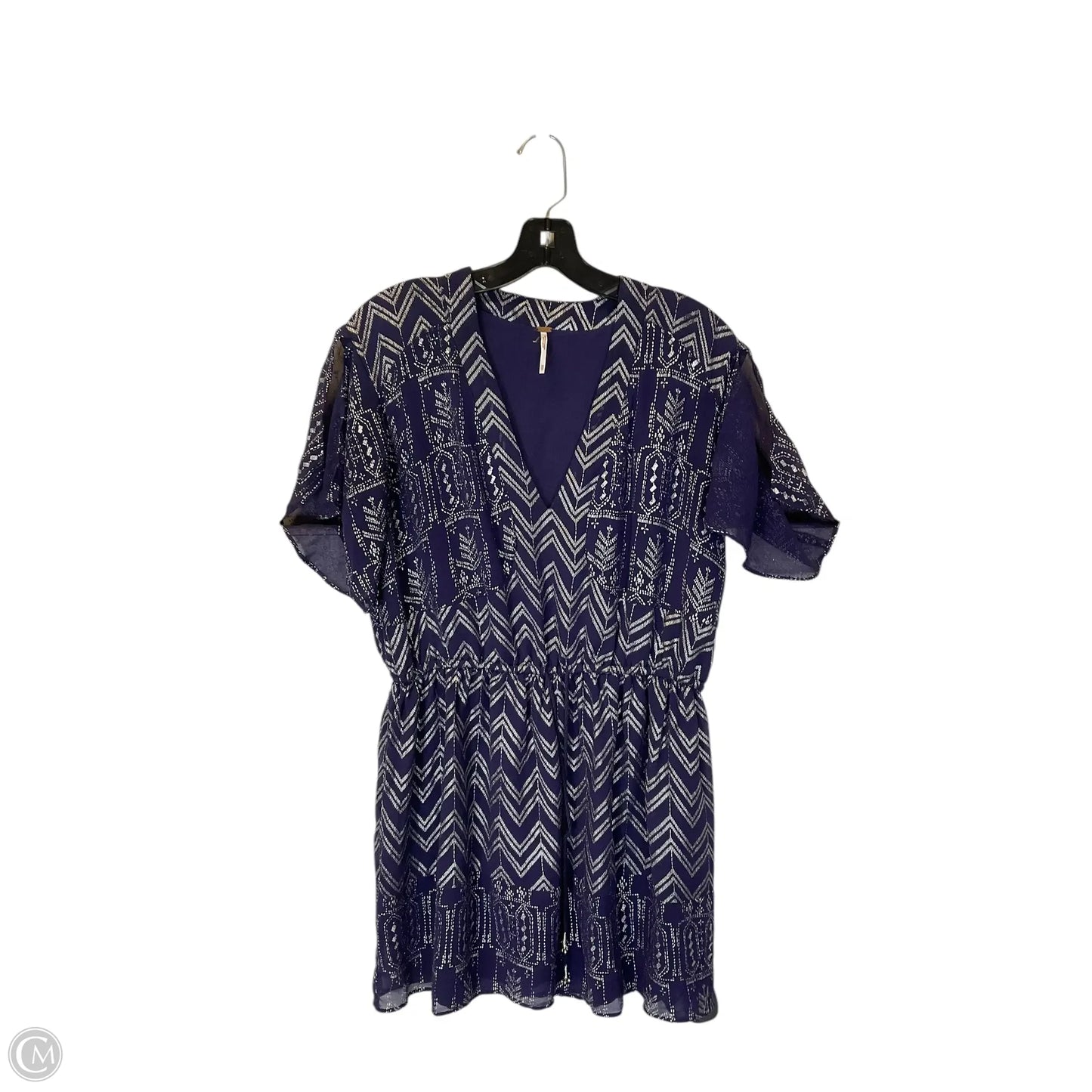 Top Short Sleeve By Free People In Purple, Size: Xs