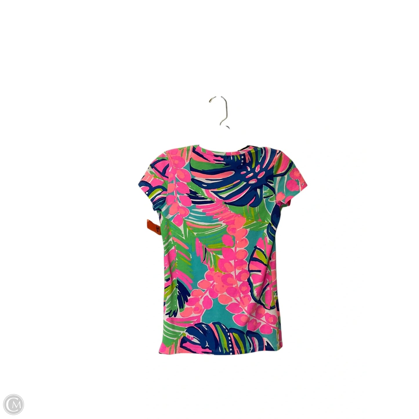 Top Short Sleeve Designer By Lilly Pulitzer In Multi-colored, Size: Xxs
