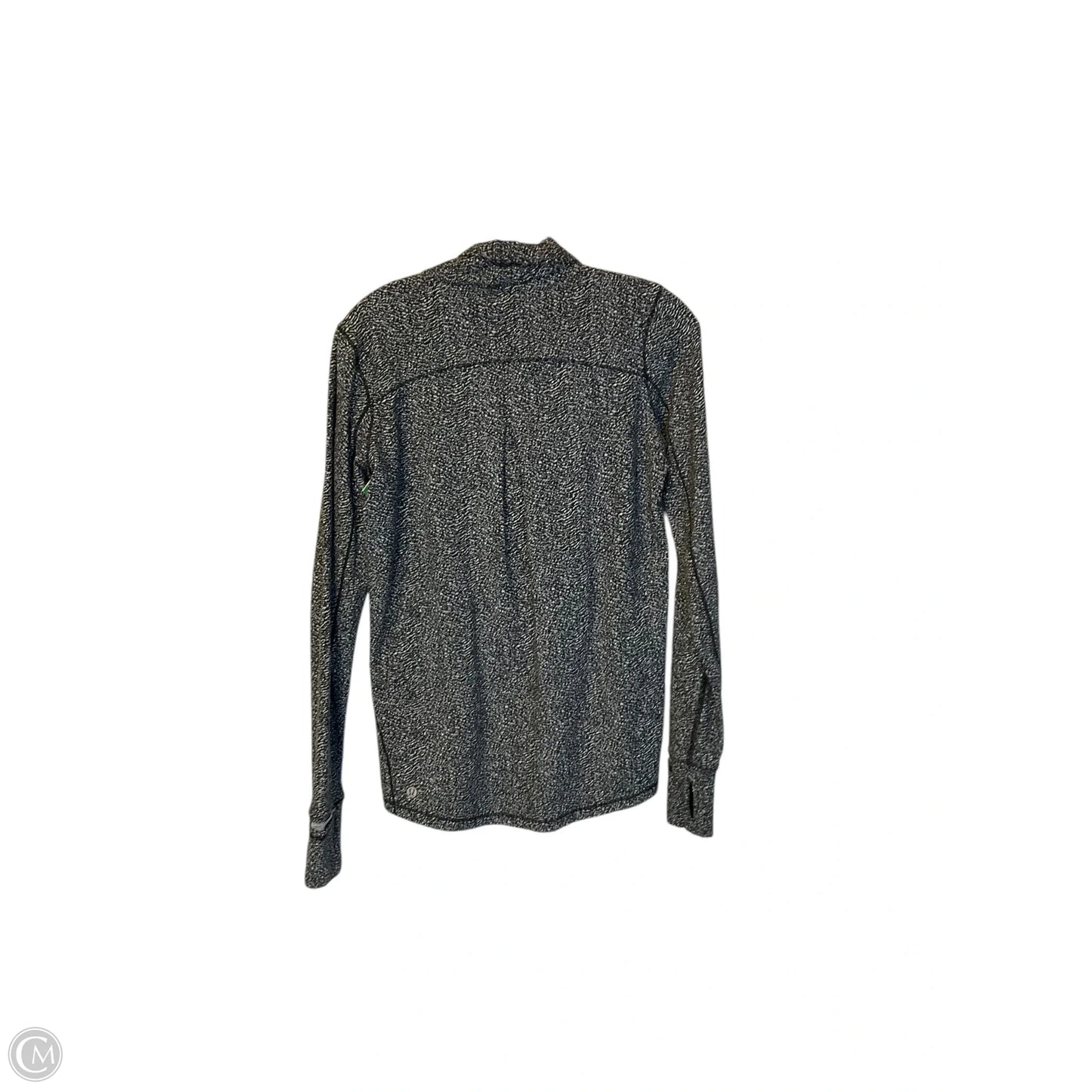 Athletic Jacket By Lululemon In Black, Size: 6