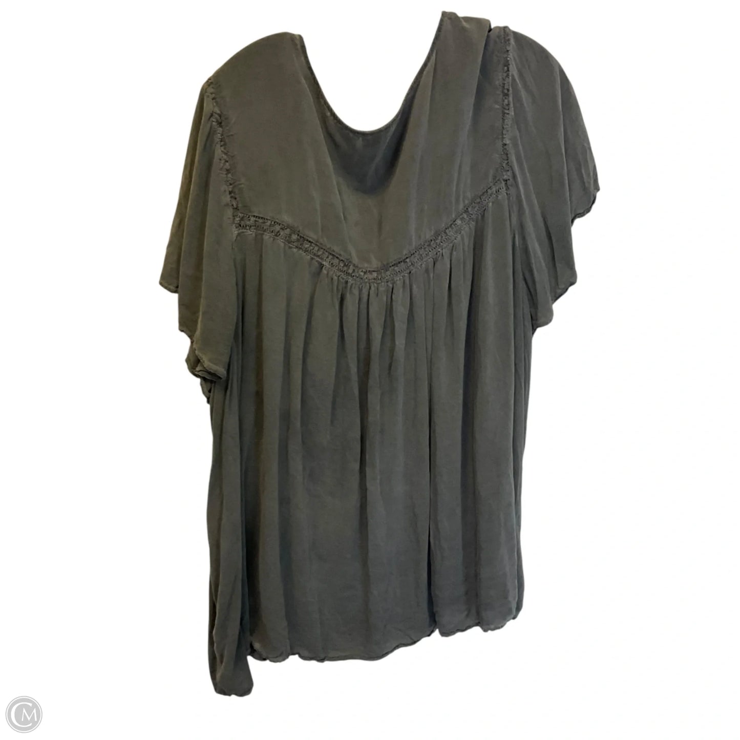 Top Short Sleeve By Torrid In Grey, Size: 5