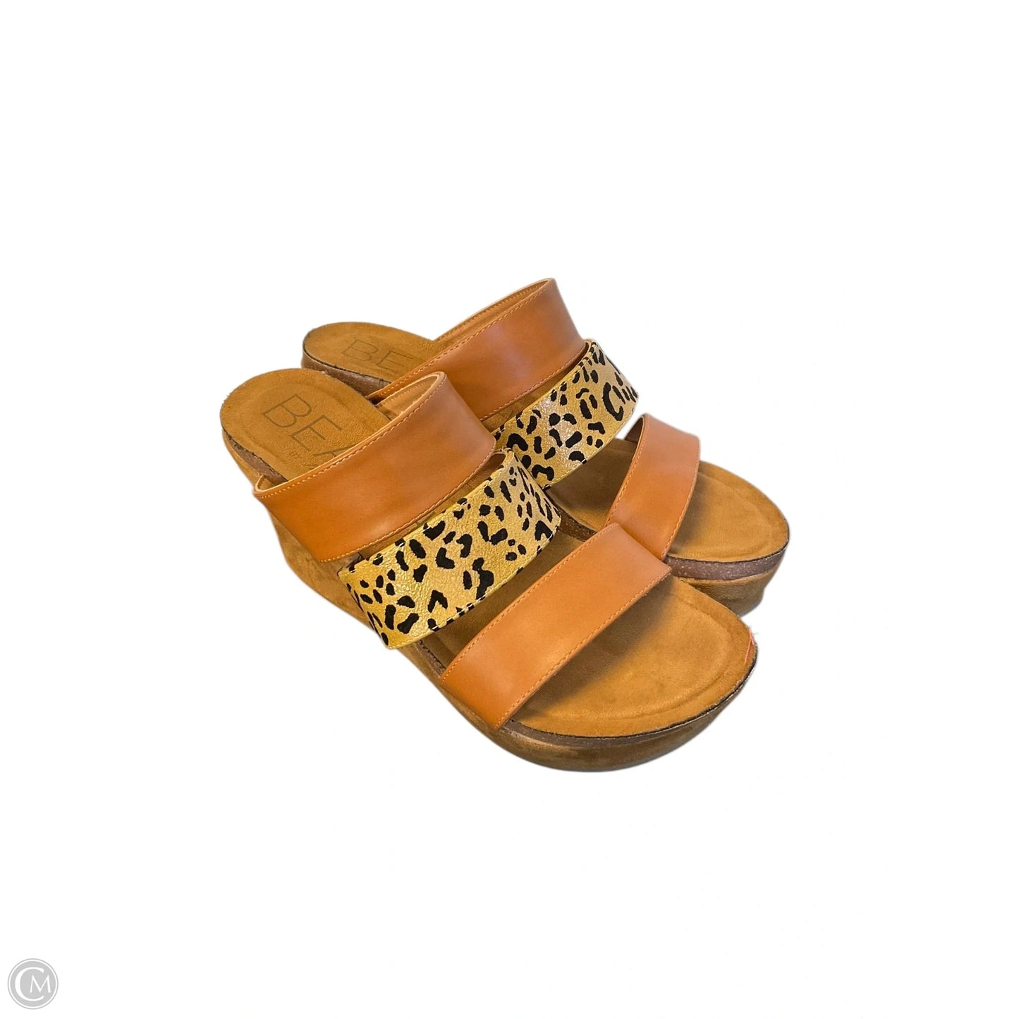 Sandals Heels Platform By Matisse In Tan, Size: 9