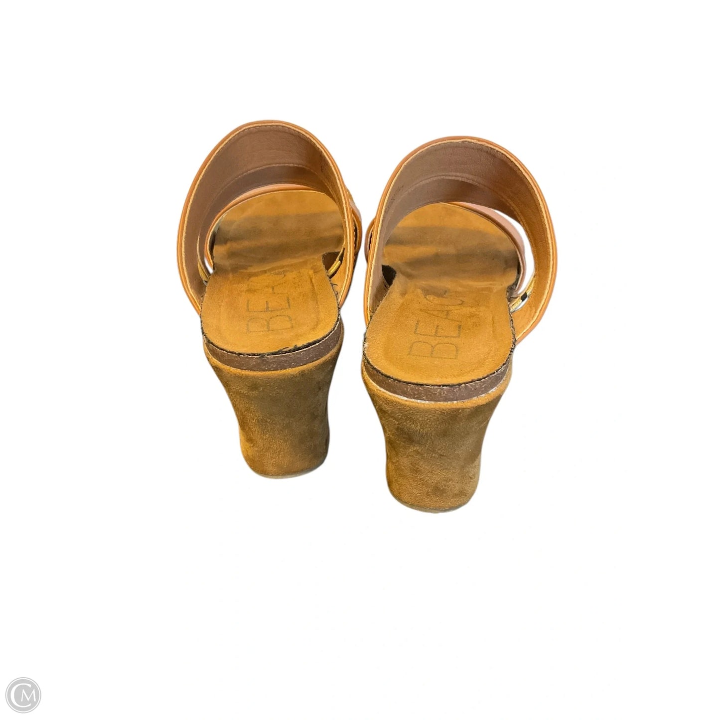 Sandals Heels Platform By Matisse In Tan, Size: 9