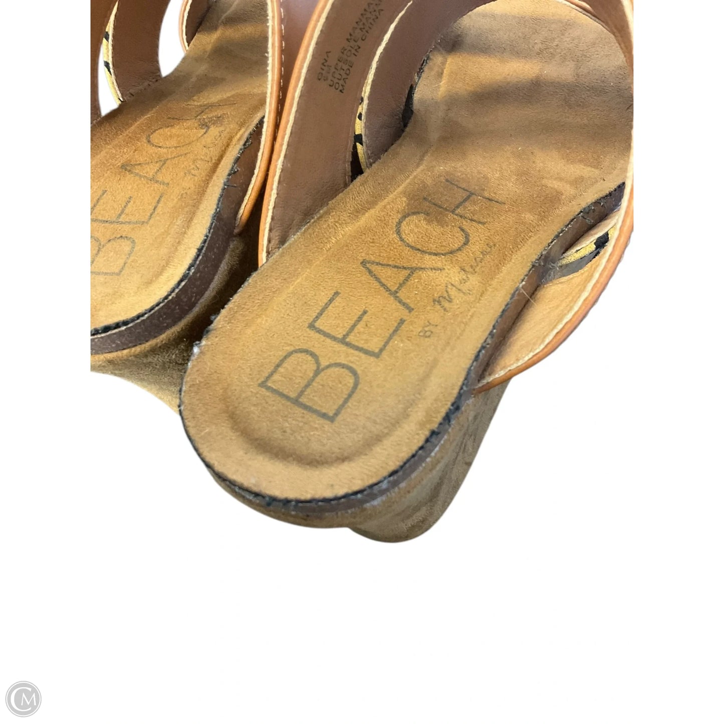 Sandals Heels Platform By Matisse In Tan, Size: 9