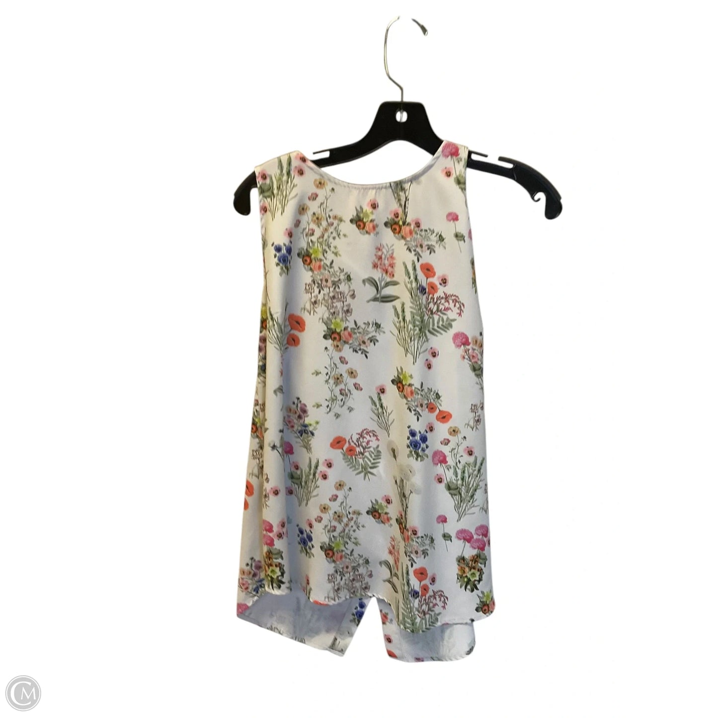 Top Sleeveless By Dalia In Floral Print, Size: M