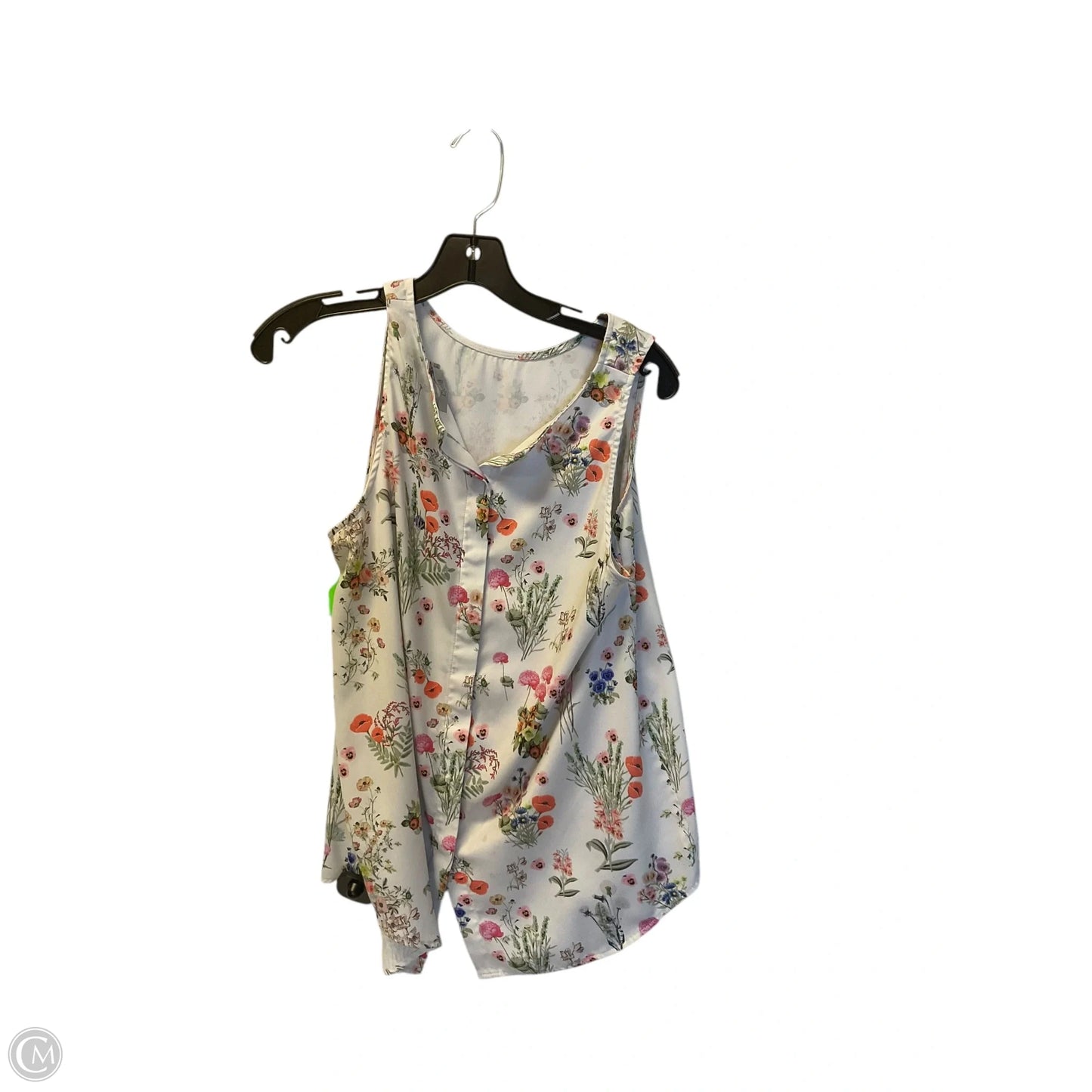 Top Sleeveless By Dalia In Floral Print, Size: M