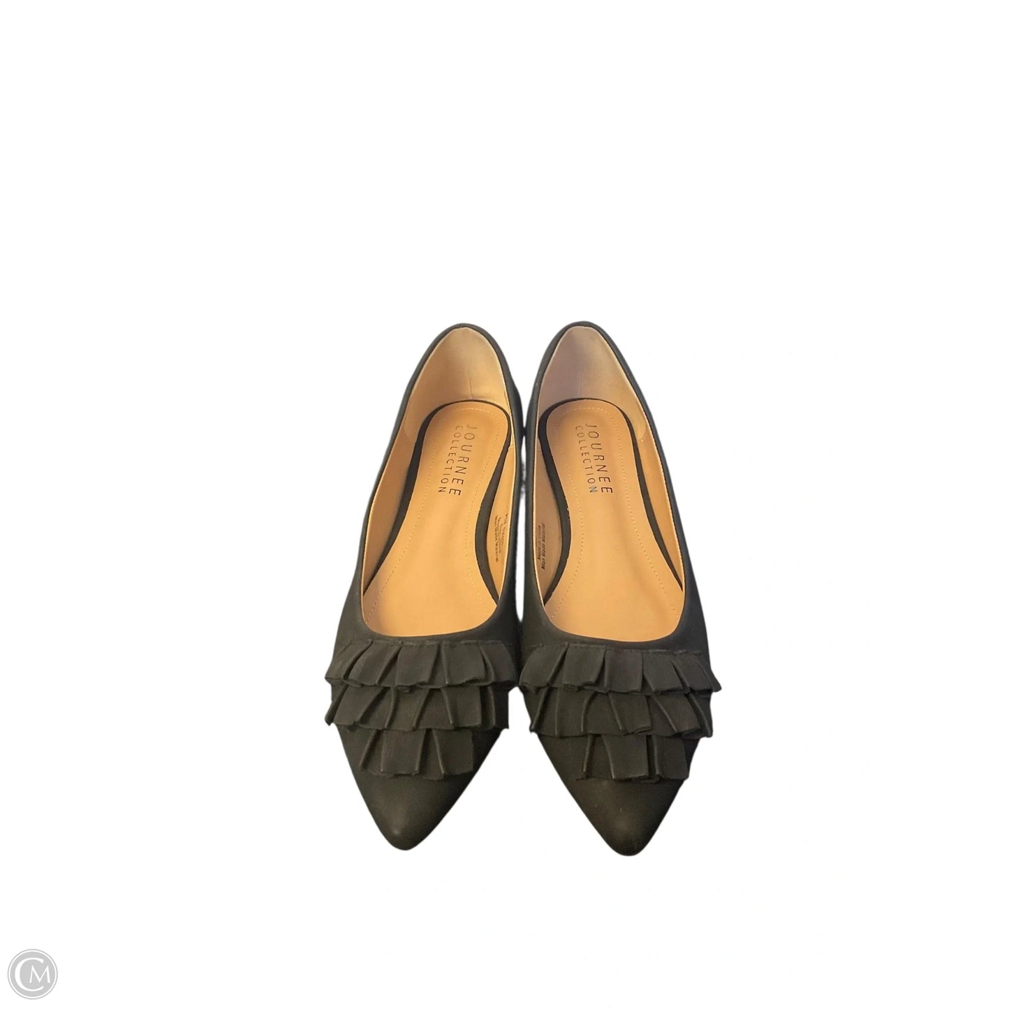 Shoes Flats By Journee In Black, Size: 11