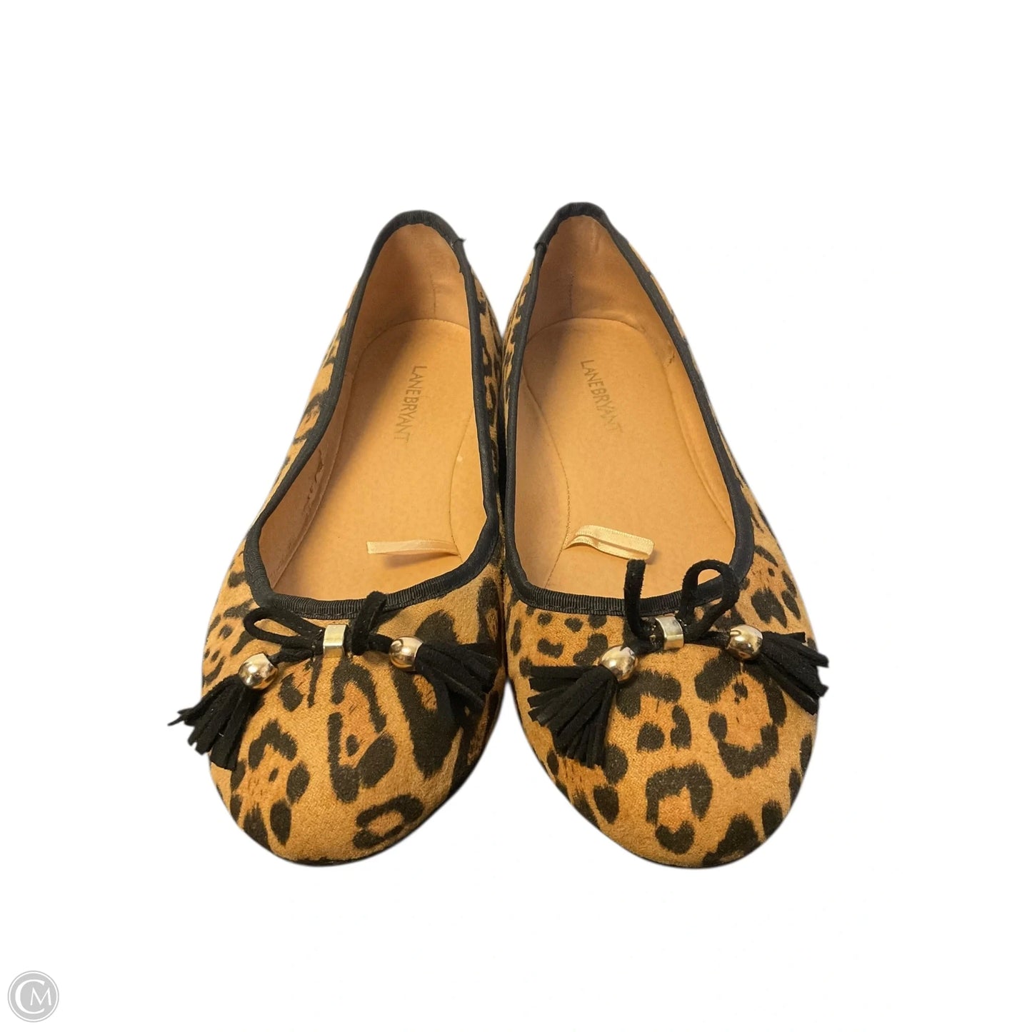 Shoes Flats By Lane Bryant In Animal Print, Size: 10