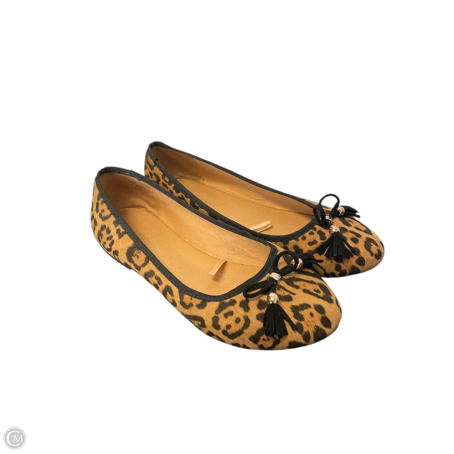 Shoes Flats By Lane Bryant In Animal Print, Size: 10