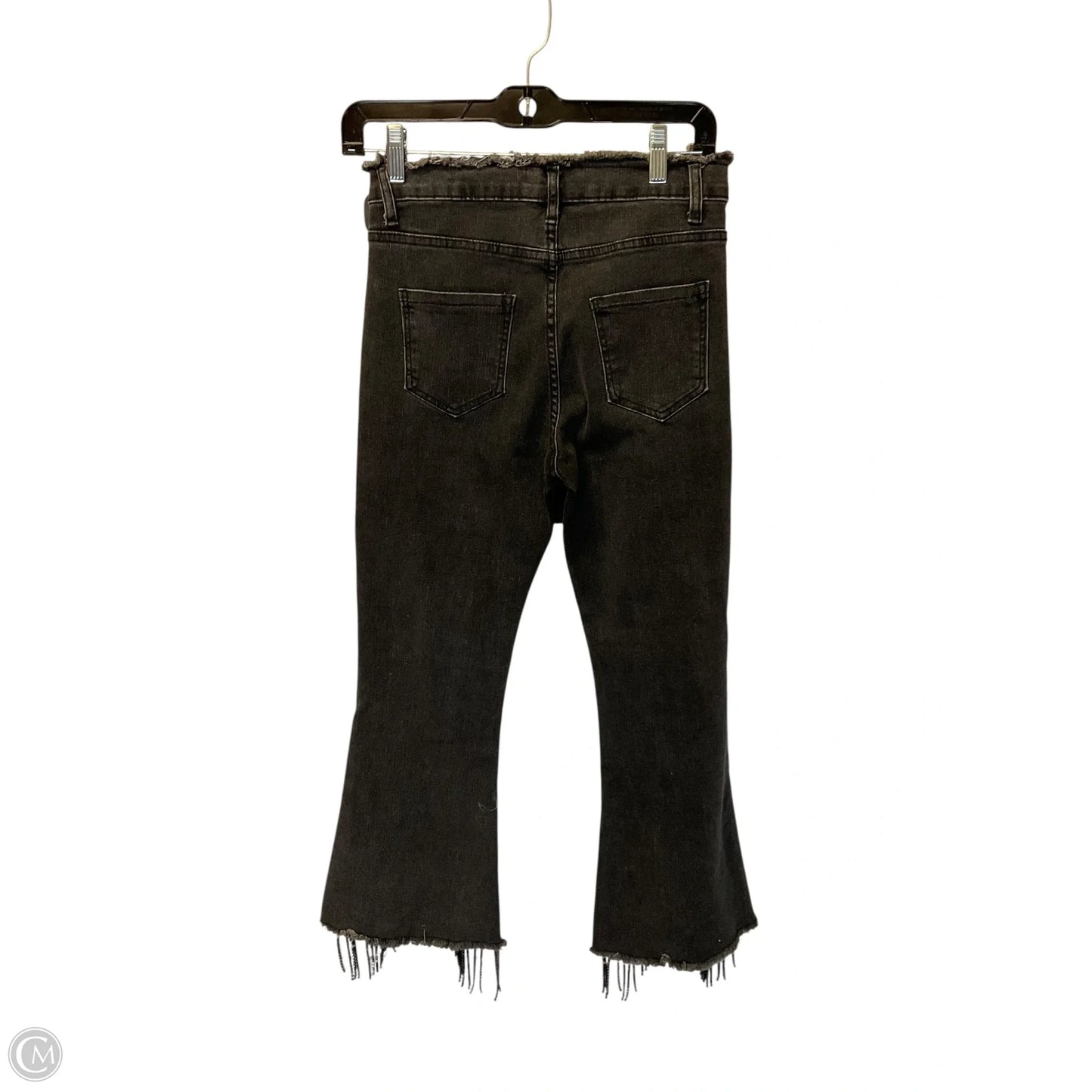 Jeans Cropped By Blue B In Grey Denim, Size: S