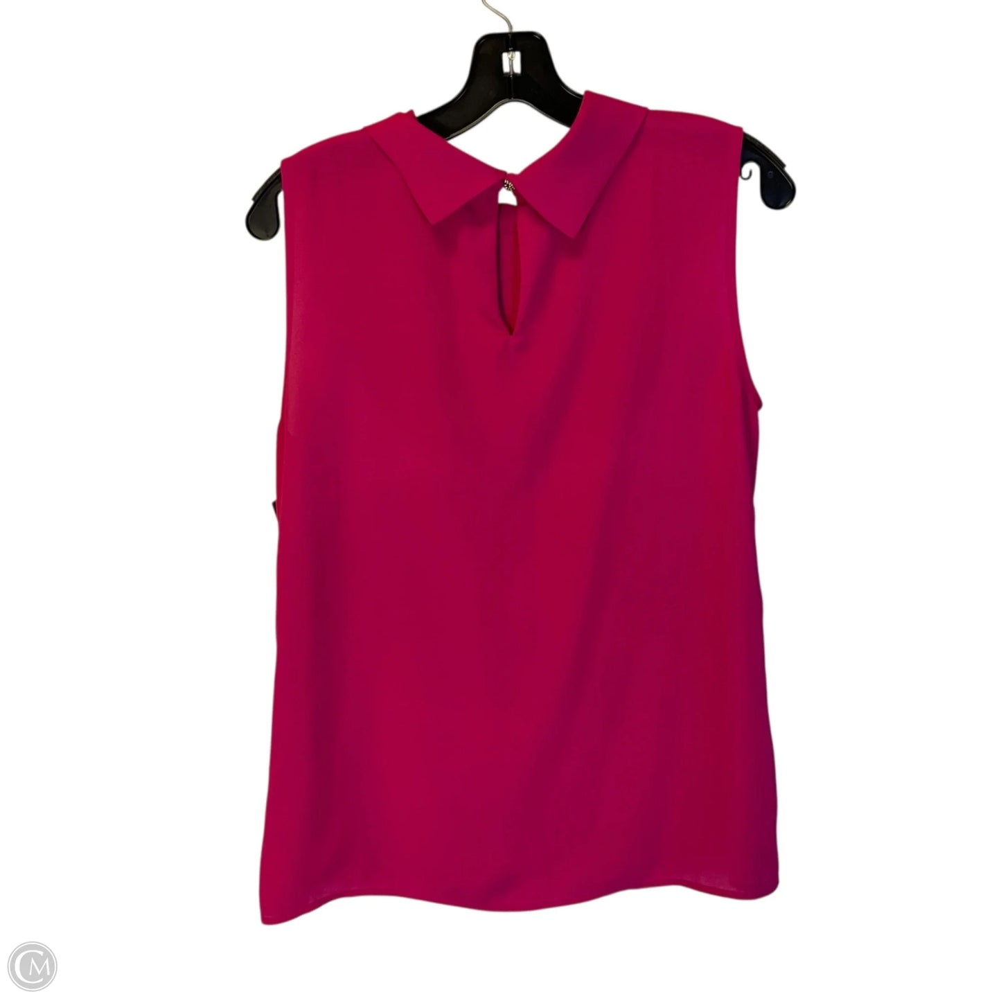 Top Sleeveless Designer By Karl Lagerfeld In Pink, Size: S
