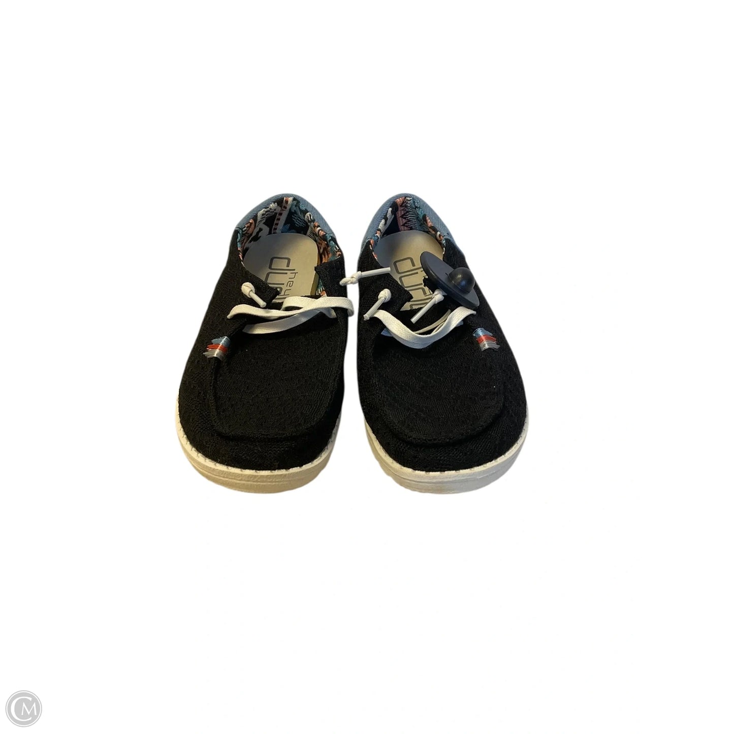 Shoes Sneakers By Hey Dude In Black, Size: 6