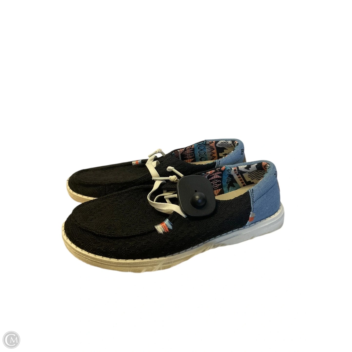 Shoes Sneakers By Hey Dude In Black, Size: 6