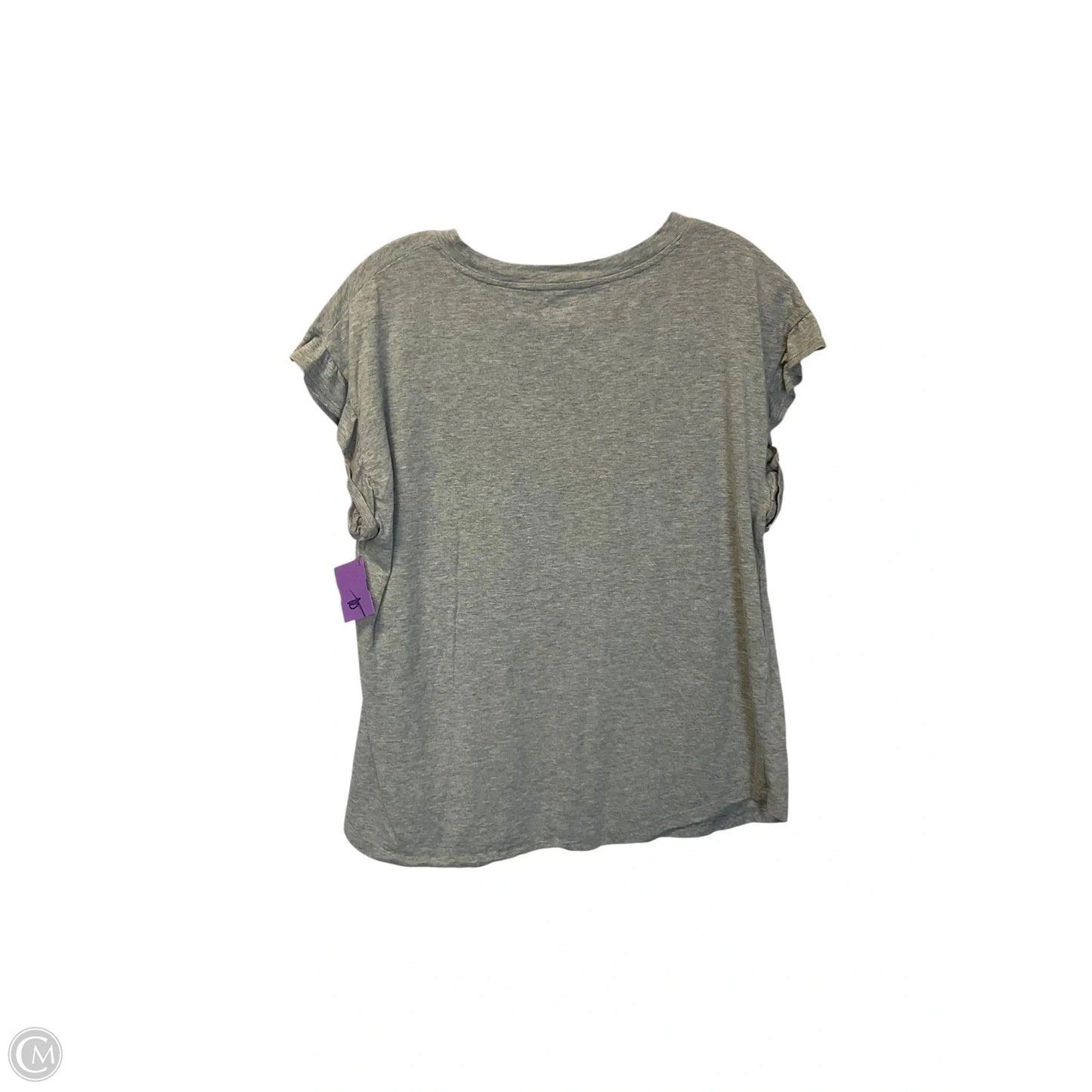 Top Short Sleeve By Crown And Ivy In Grey, Size: L