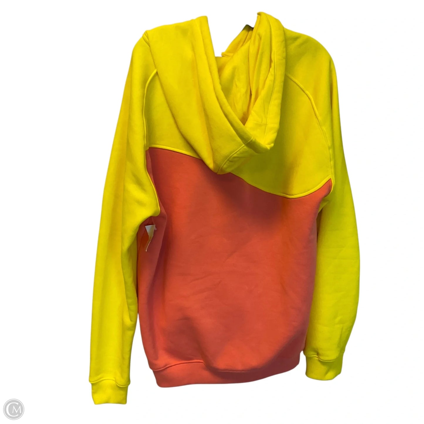 Jacket Fleece By Nike In Yellow, Size: 3x