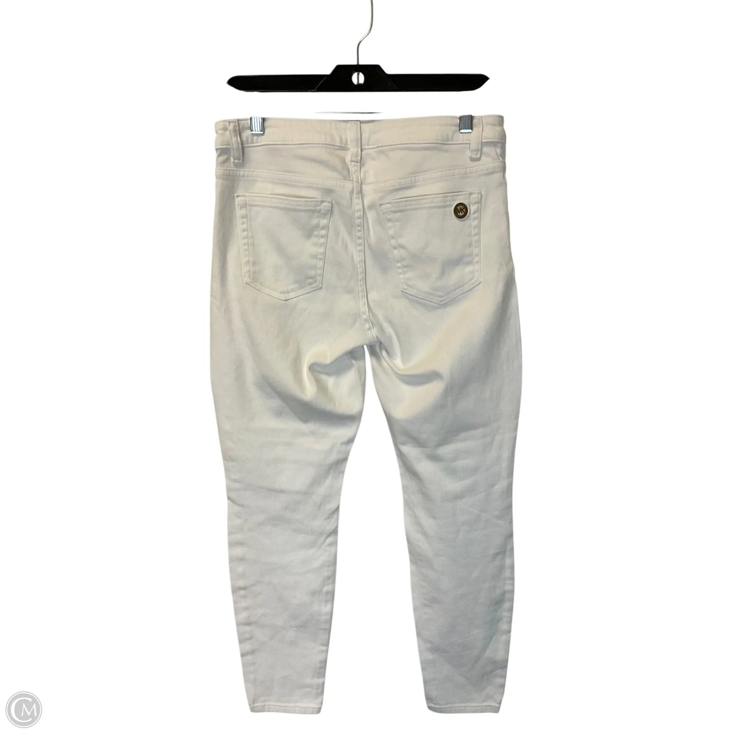 Jeans Skinny By Michael By Michael Kors In White Denim, Size: 6