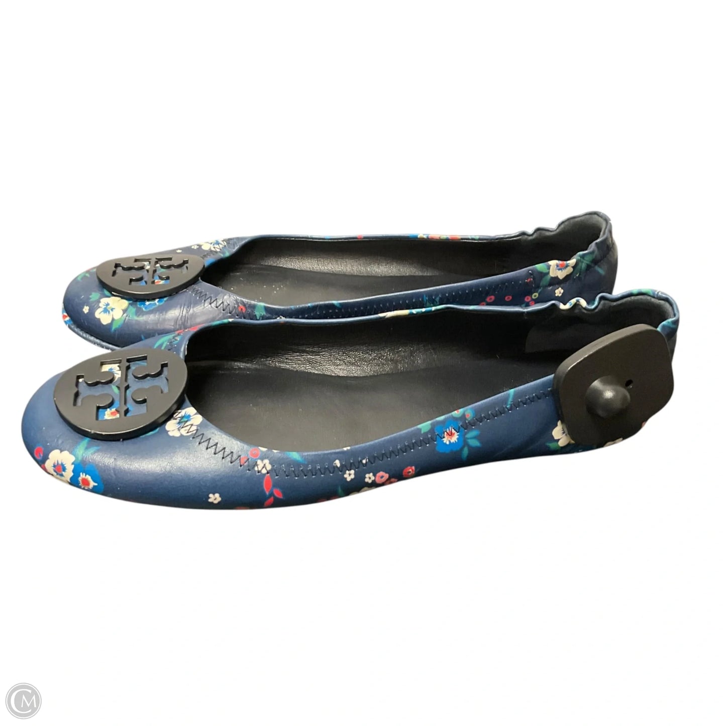 Shoes Designer By Tory Burch In Blue, Size: 8.5