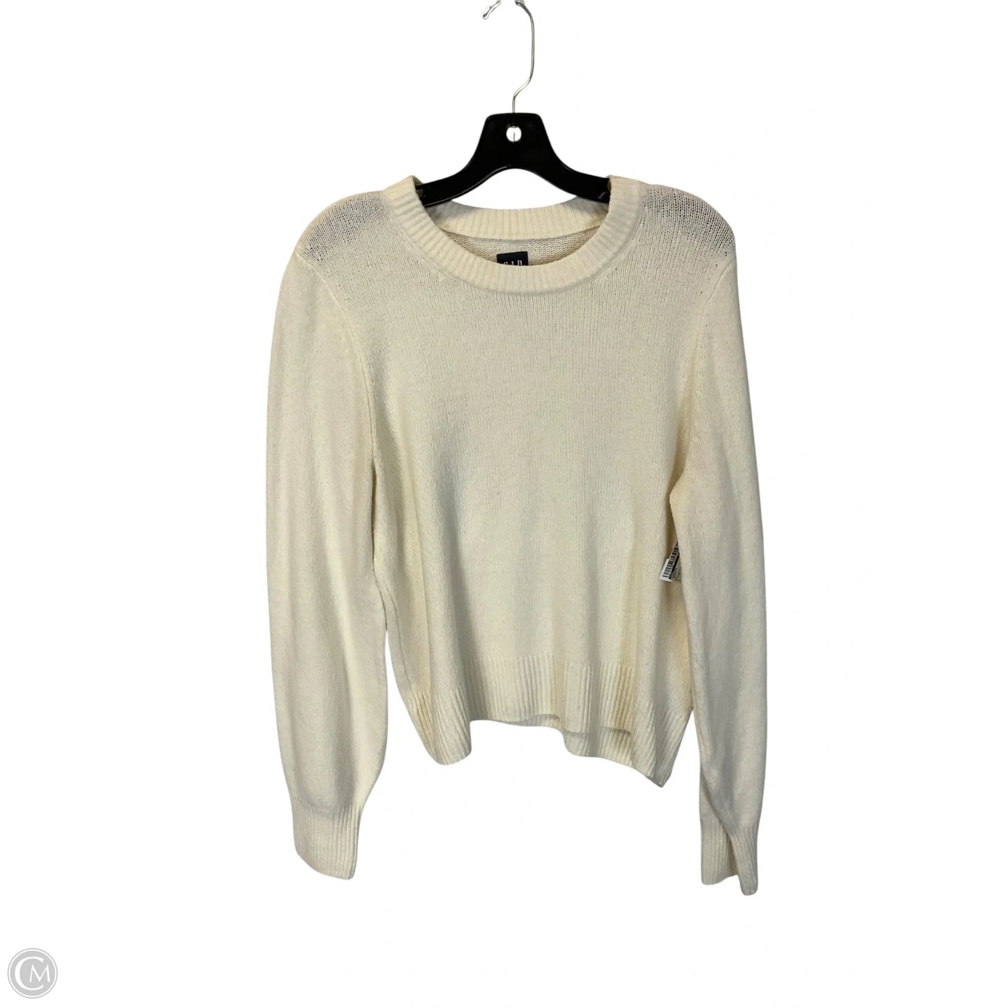 Sweater By Gap In Cream, Size: M
