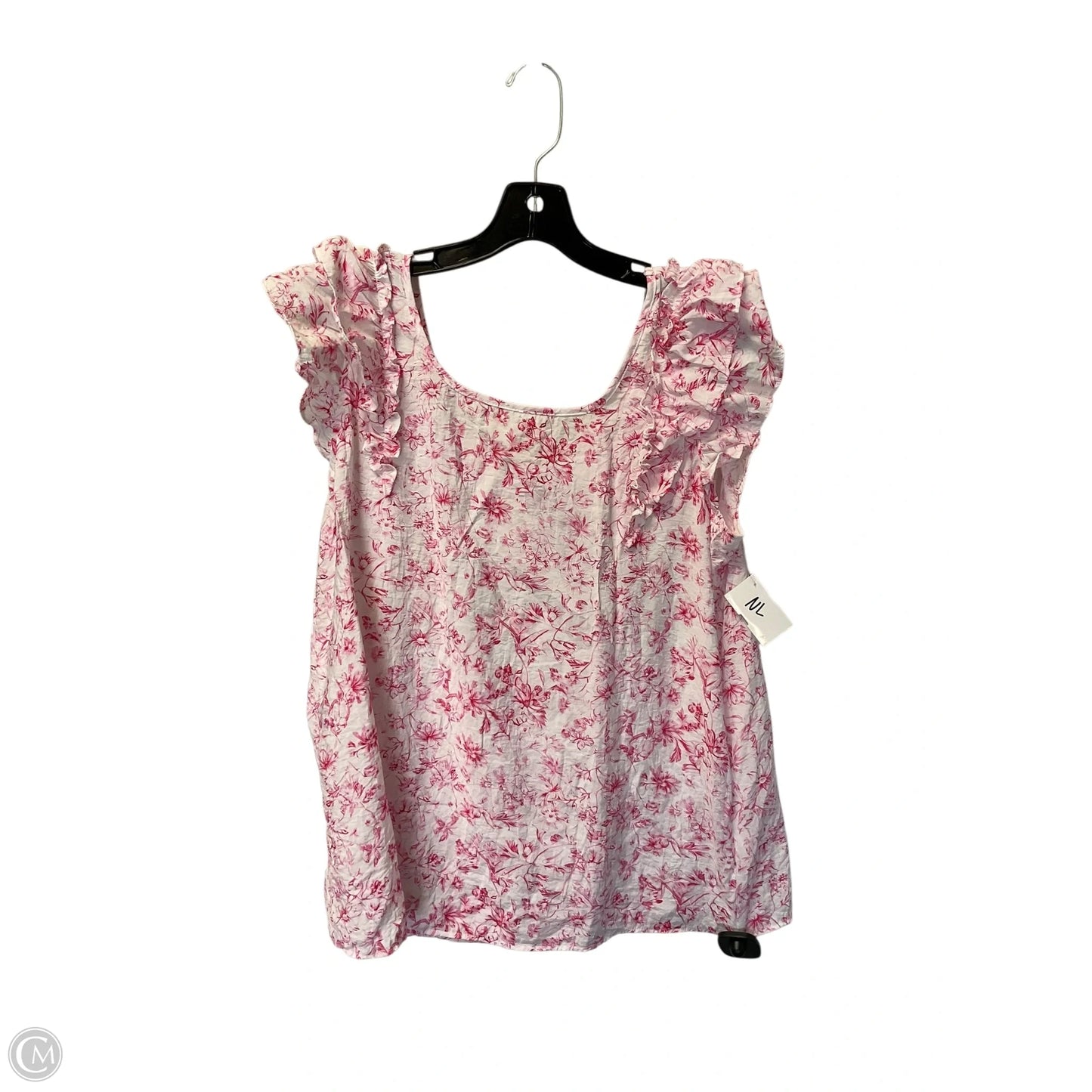 Top Short Sleeve By Almost Pink In Pink, Size: Xl