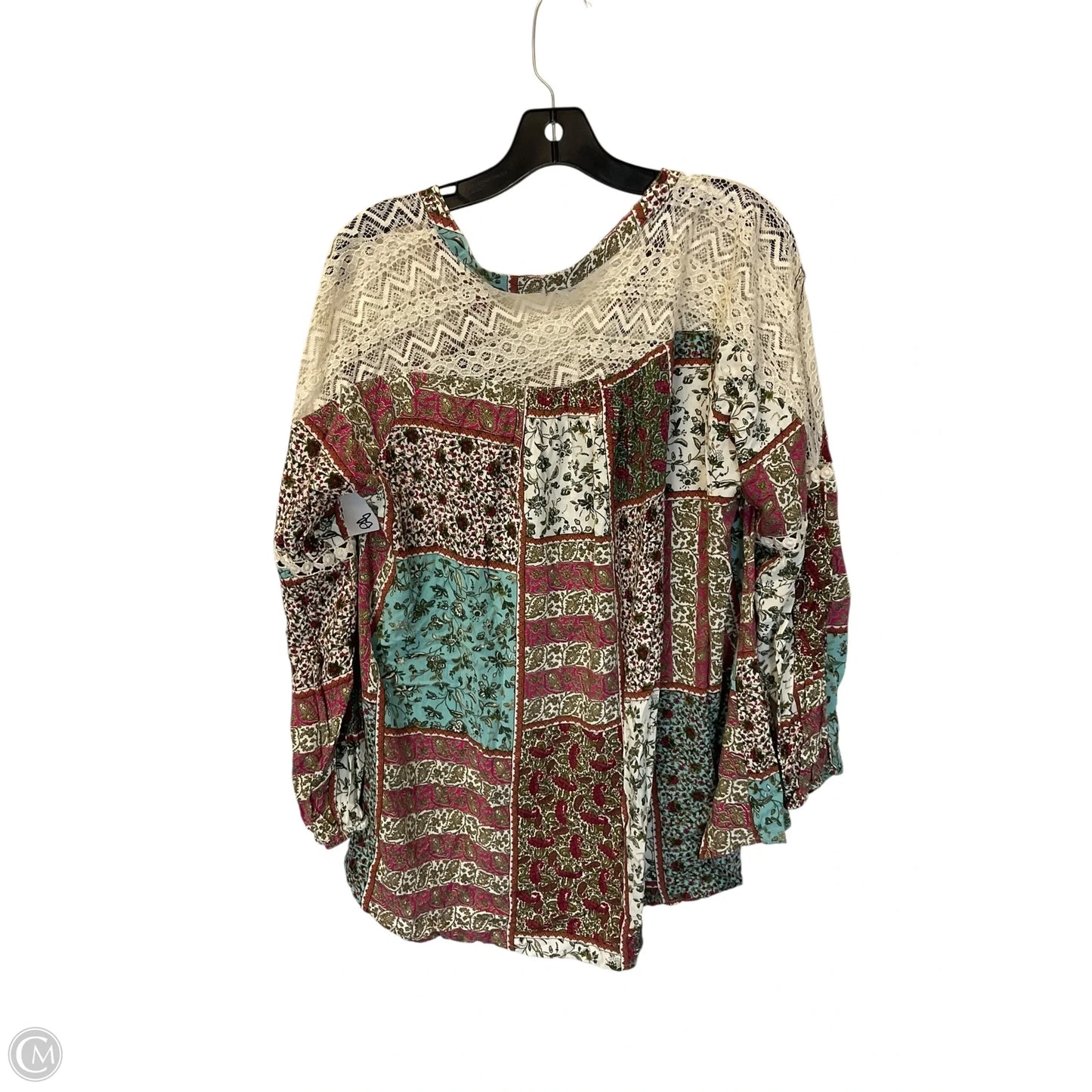 Top Long Sleeve By Umgee In Multi-colored, Size: Xl