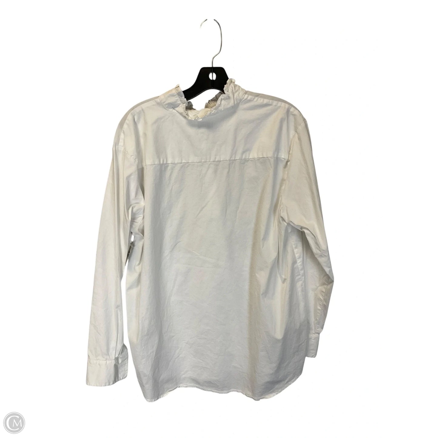 Top Long Sleeve Basic By Crown And Ivy In White, Size: L