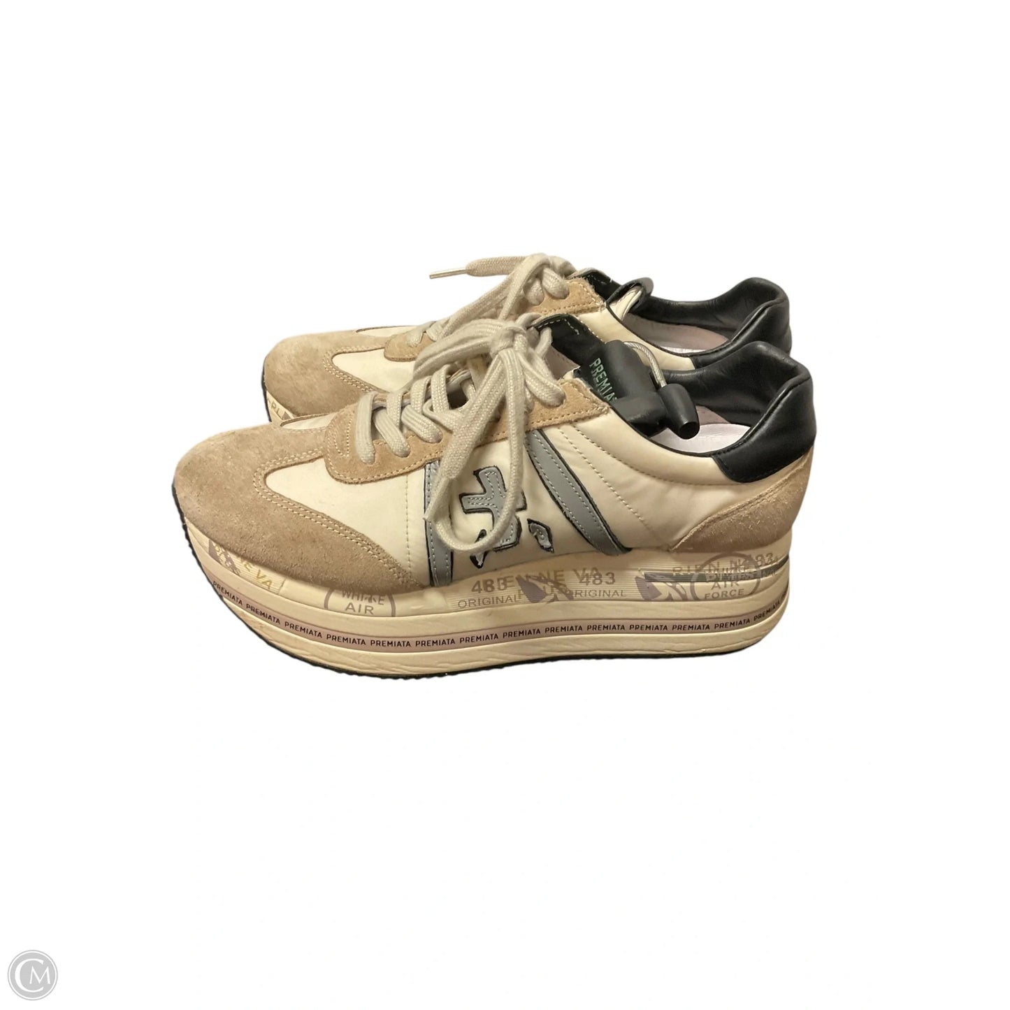 Shoes Heels Platform By Cmc In Cream, Size: 7