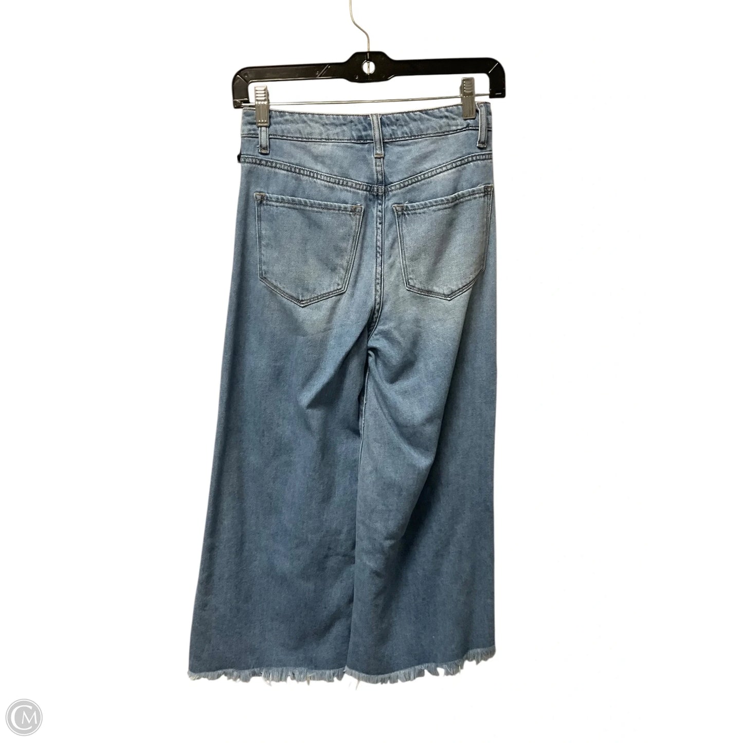Jeans Wide Leg By Vervet In Blue Denim, Size: 0
