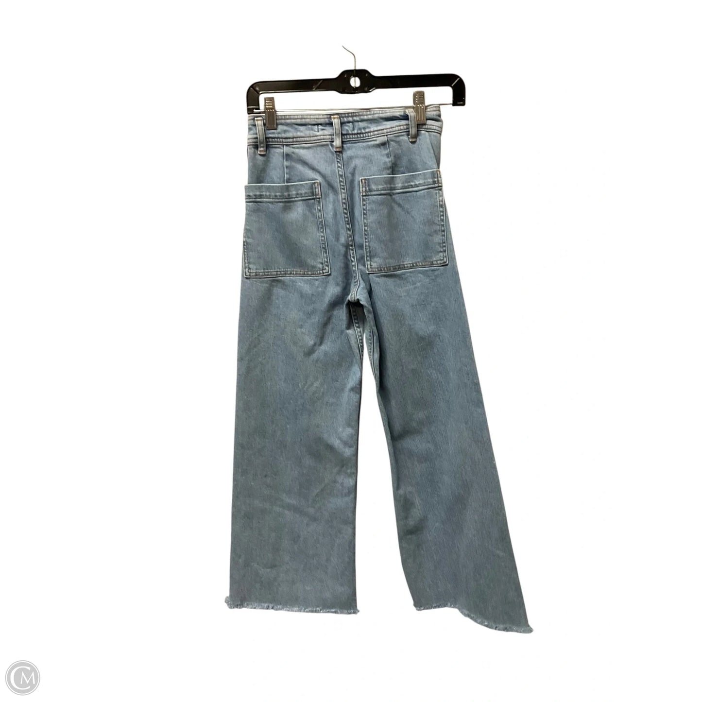 Jeans Wide Leg By Antonio Melani In Blue Denim, Size: 0