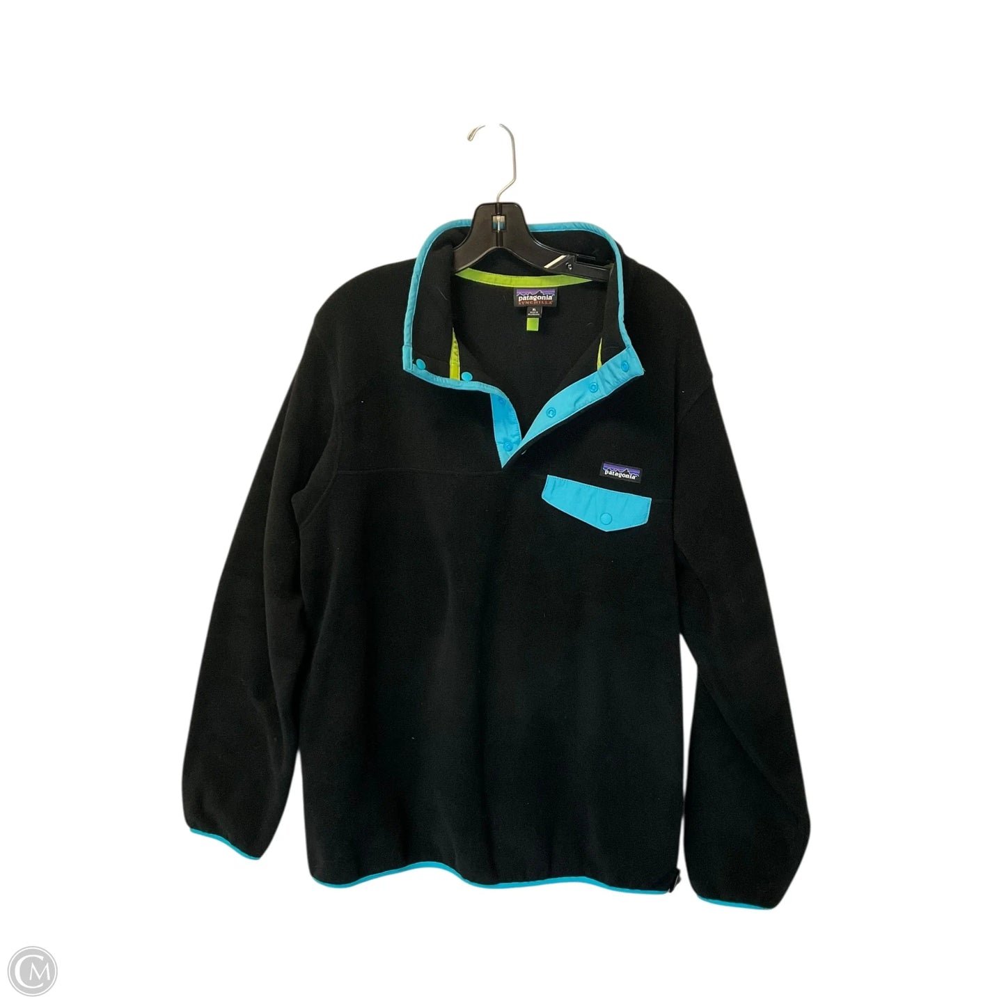 Jacket Fleece By Patagonia In Black, Size: Xl