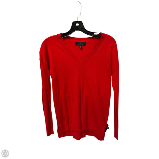 Top Long Sleeve Basic By Banana Republic In Red, Size: Xs