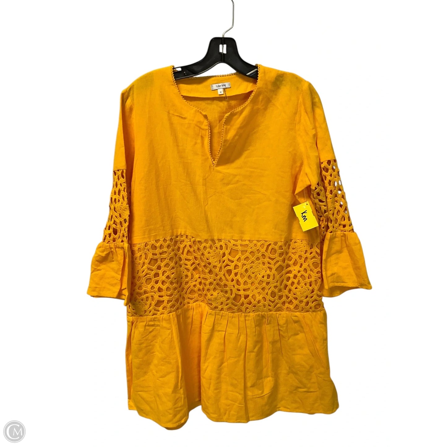 Dress Casual Short By Tyler Boe In Yellow, Size: M