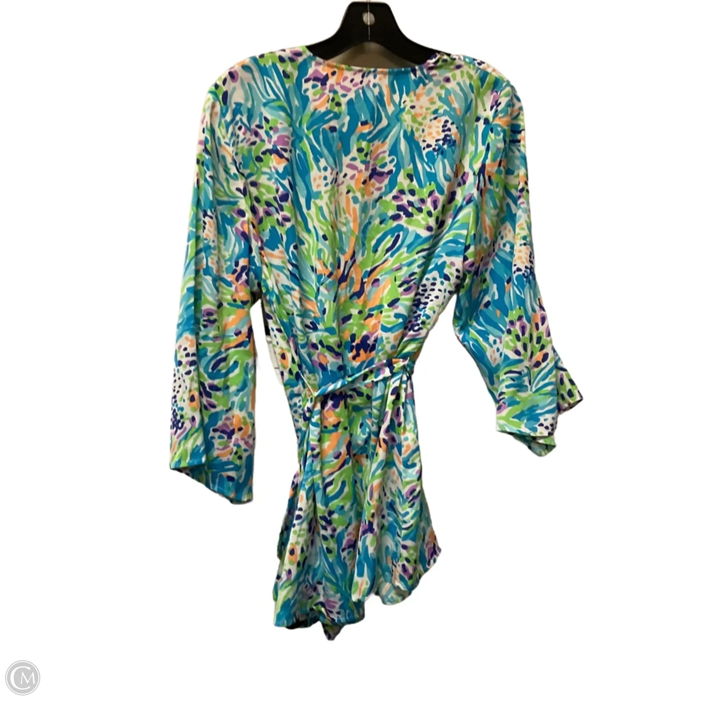 Top Long Sleeve Designer By Lilly Pulitzer In Blue, Size: M