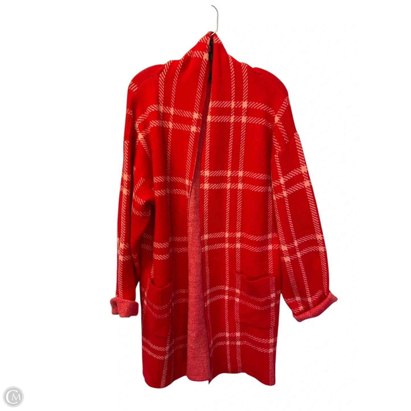 Cardigan By Clothes Mentor In Red, Size: M