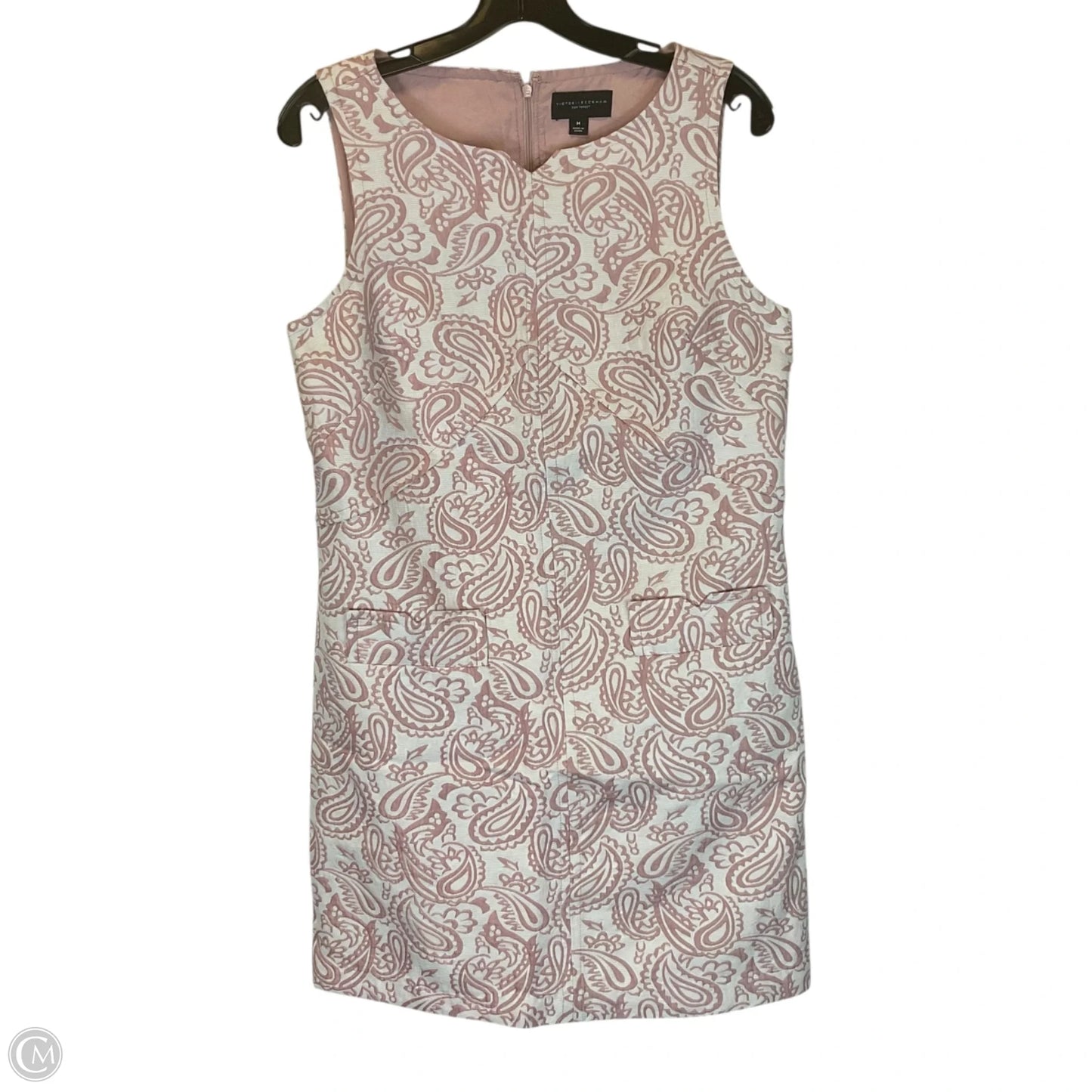 Dress Casual Midi By Target-designer In Pink & White, Size: M