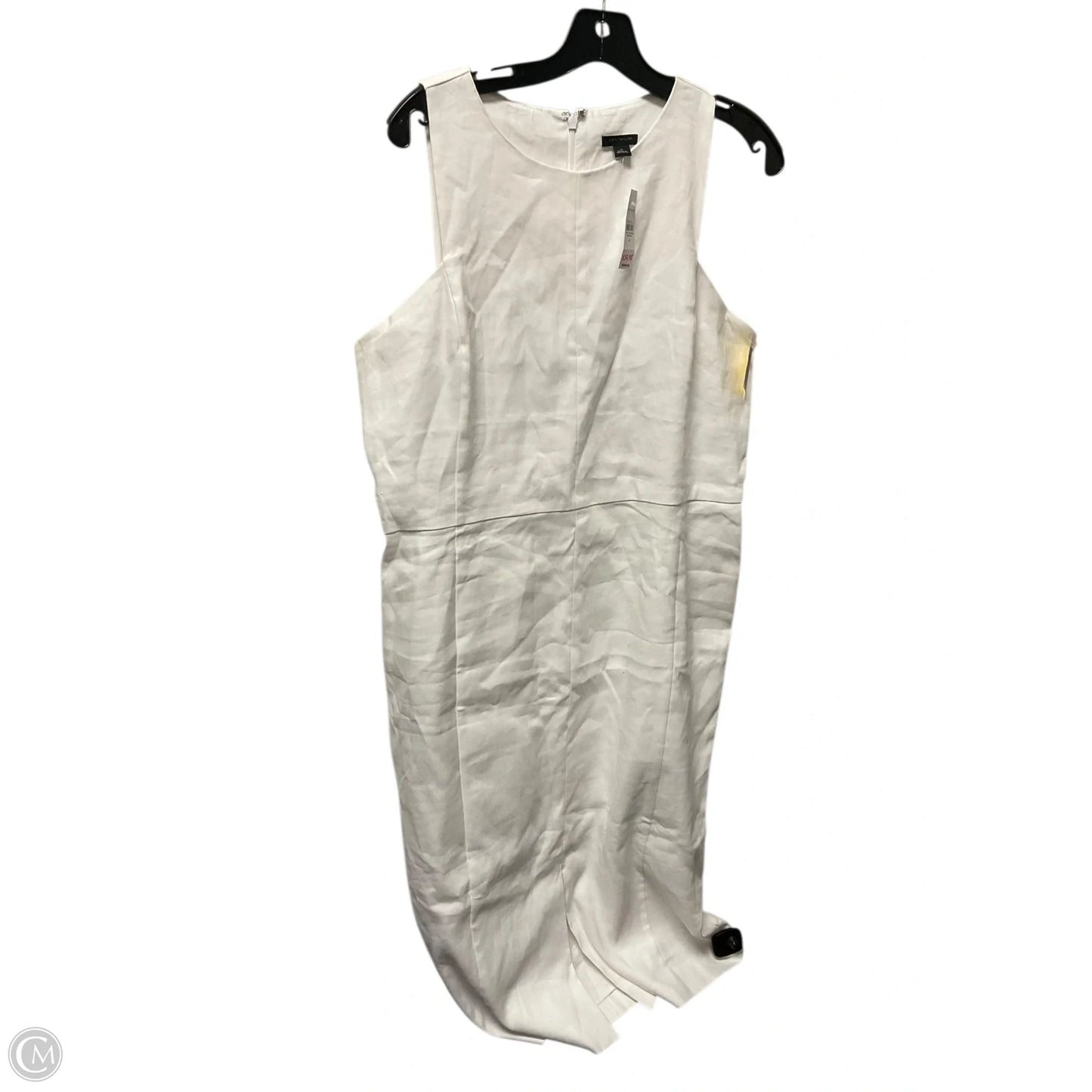 Dress Casual Maxi By Ann Taylor In White, Size: Xl