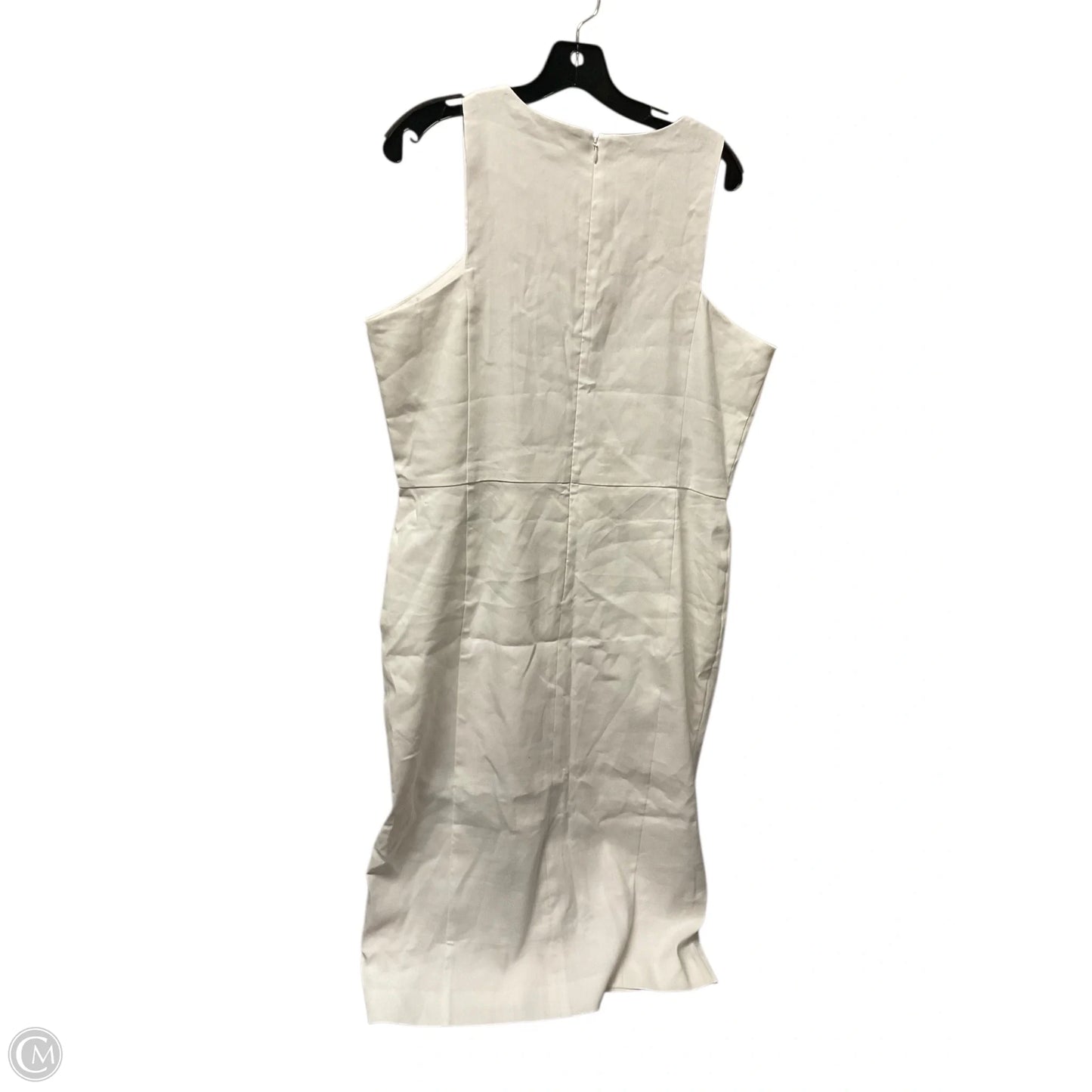 Dress Casual Maxi By Ann Taylor In White, Size: Xl