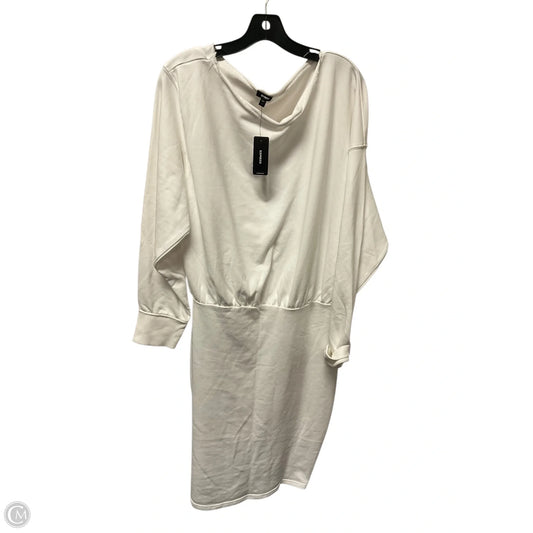 Dress Casual Maxi By Express In White, Size: L