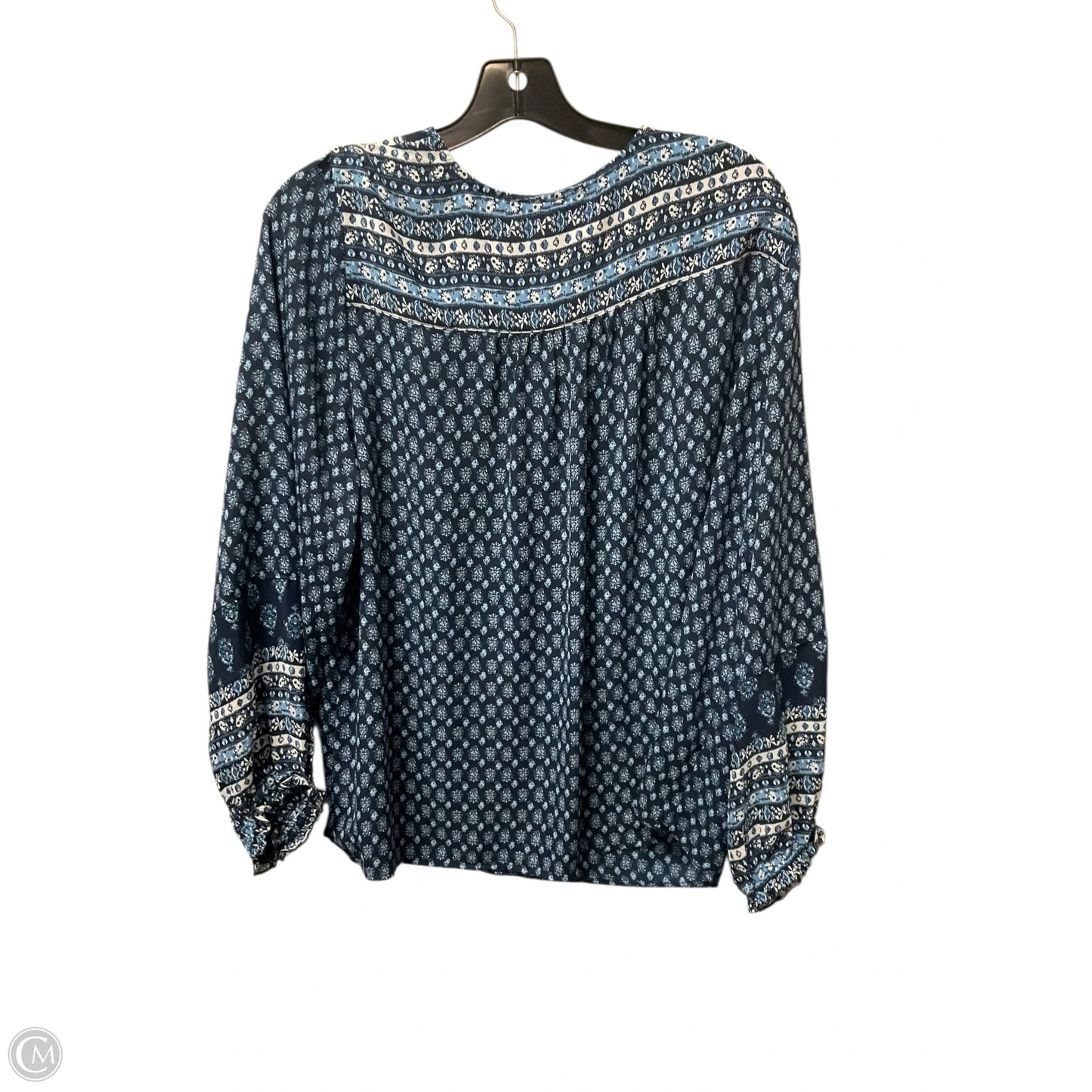 Top Long Sleeve By Joie In Blue, Size: Xl