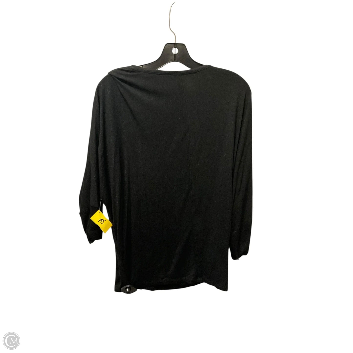 Top 3/4 Sleeve Basic By White House Black Market In Black, Size: S