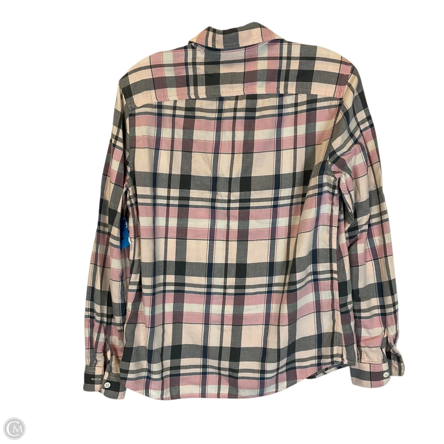 Top Long Sleeve Basic By The North Face In Plaid Pattern, Size: Xs