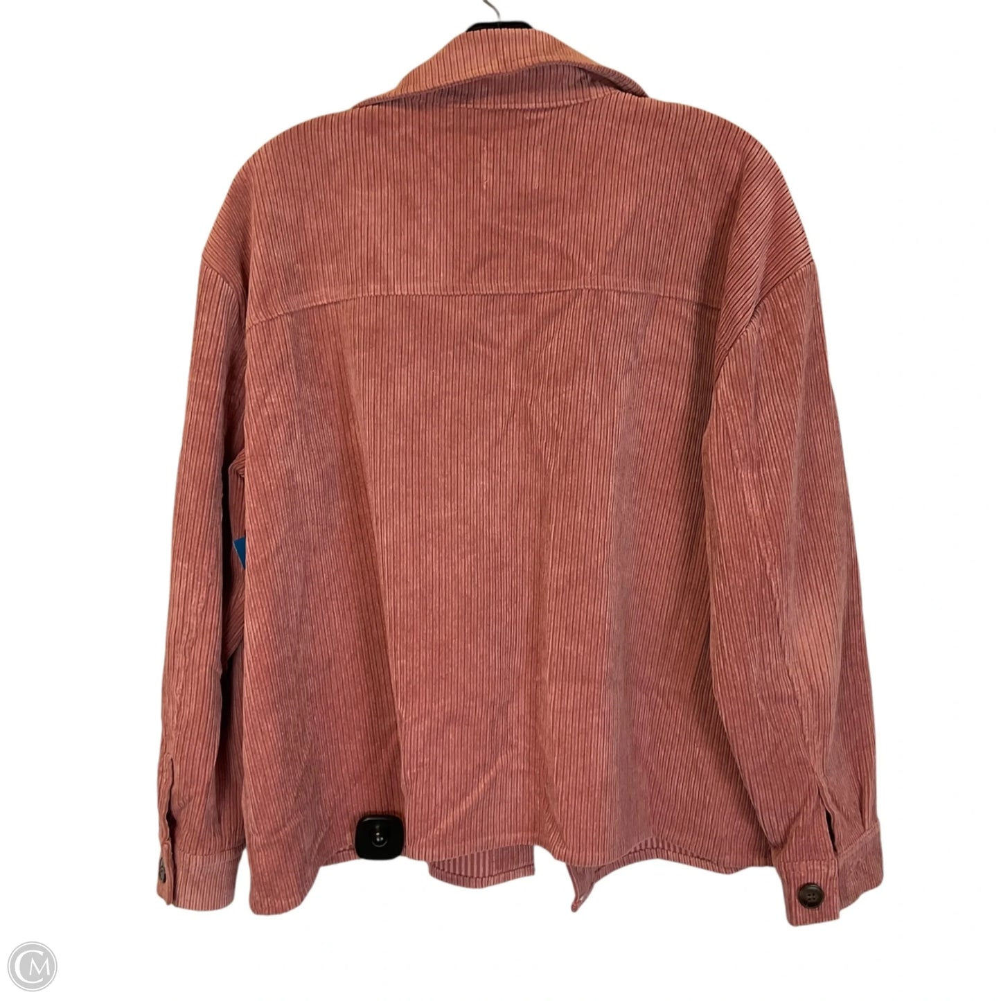 Jacket Shirt By Ci Sono In Pink, Size: S