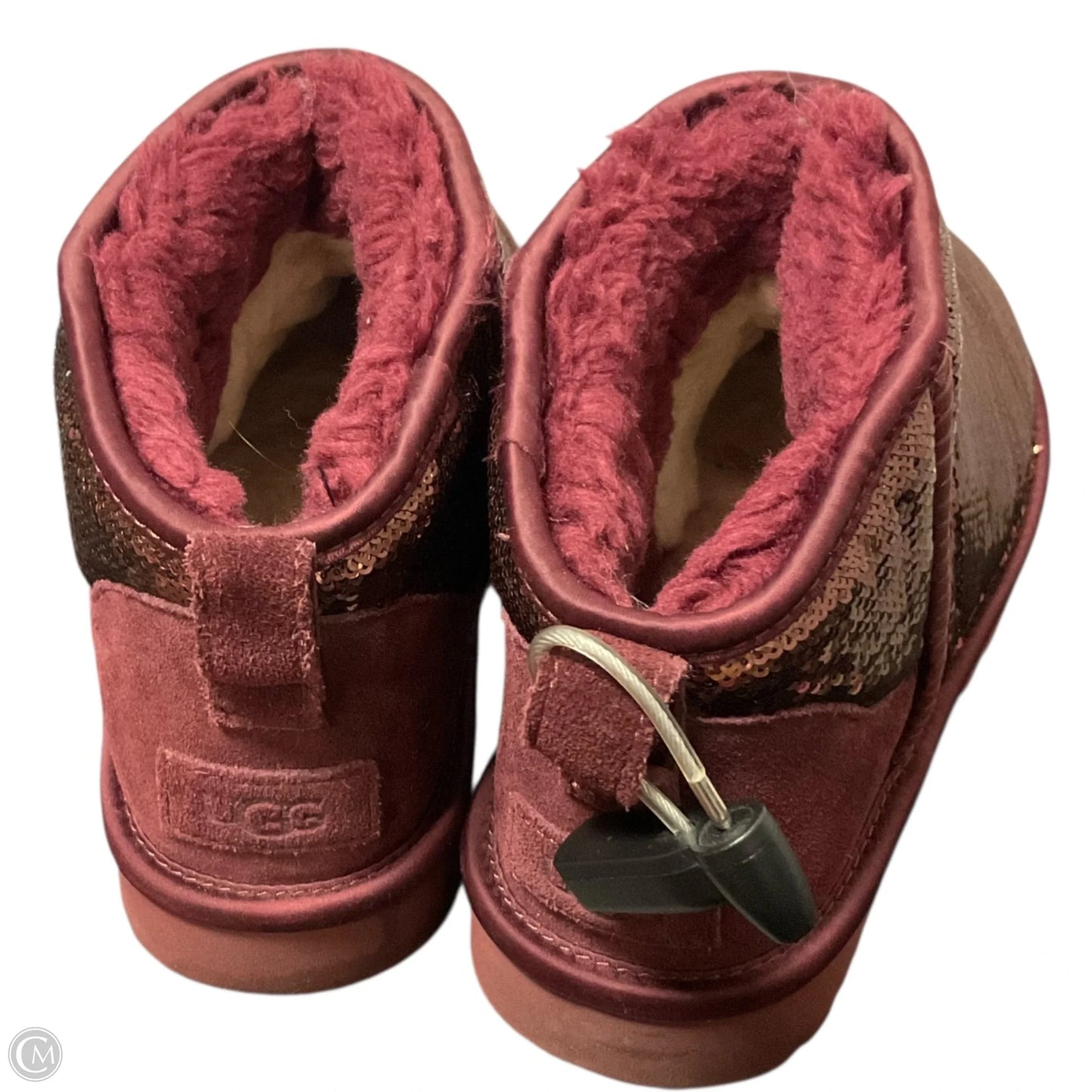 Boots Designer By Ugg In Red, Size: 9