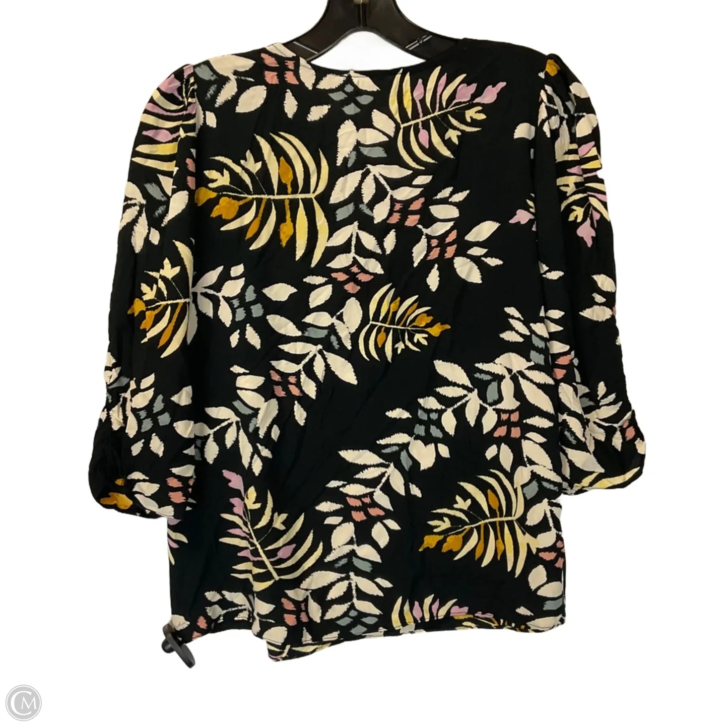 Top 3/4 Sleeve By Cmc In Black, Size: Xs