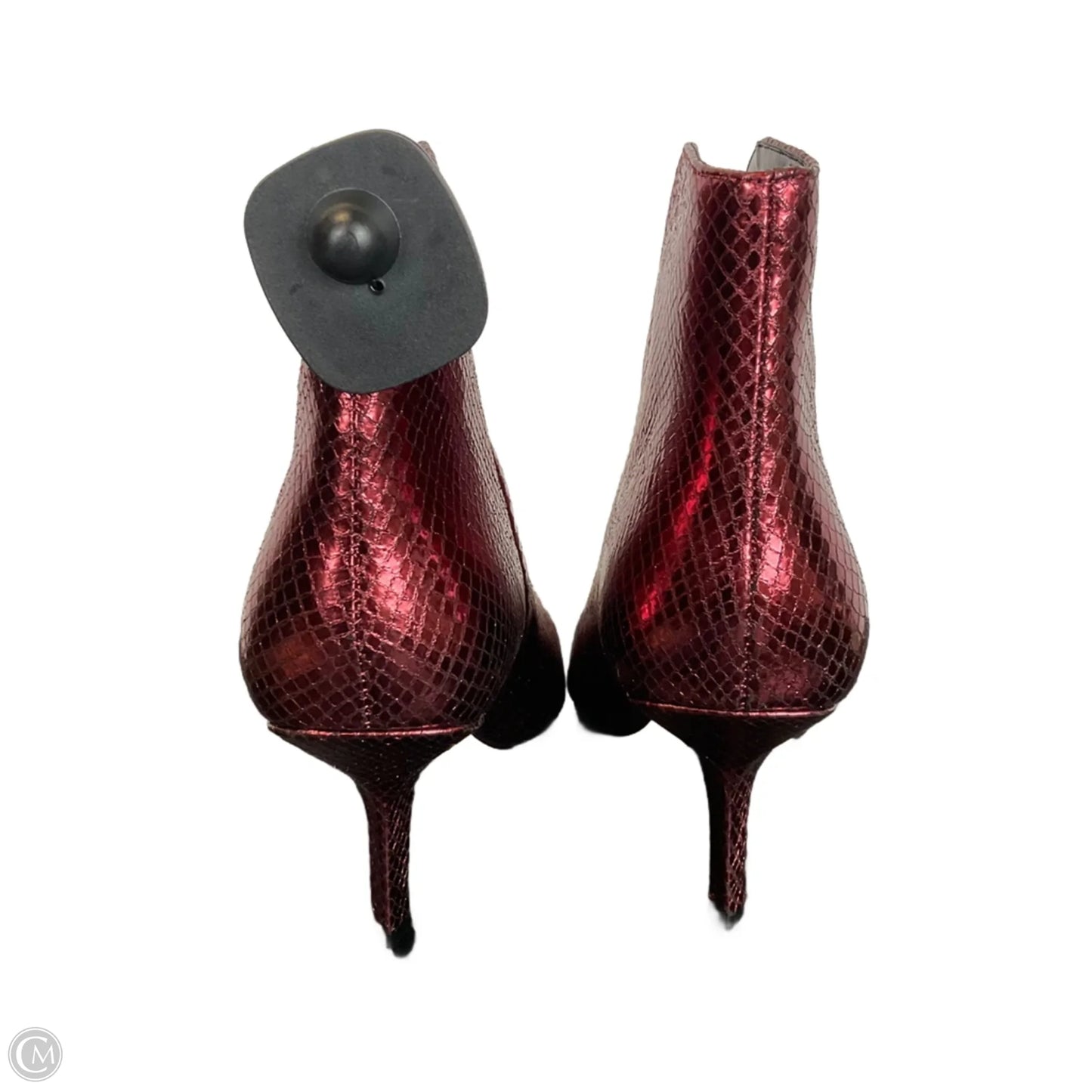 Boots Ankle Heels By Marc Fisher In Red, Size: 9