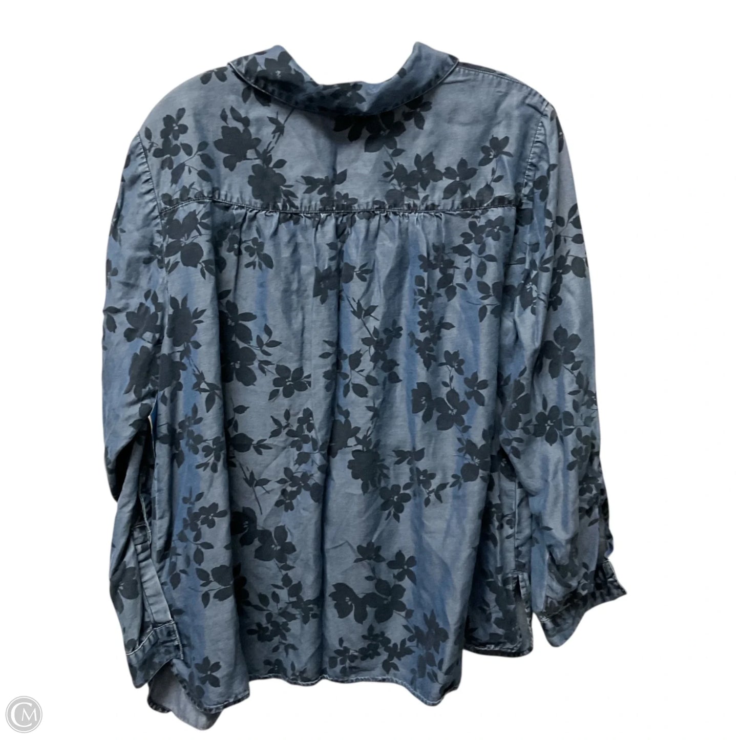 Top Long Sleeve By J. Jill In Blue, Size: Xl